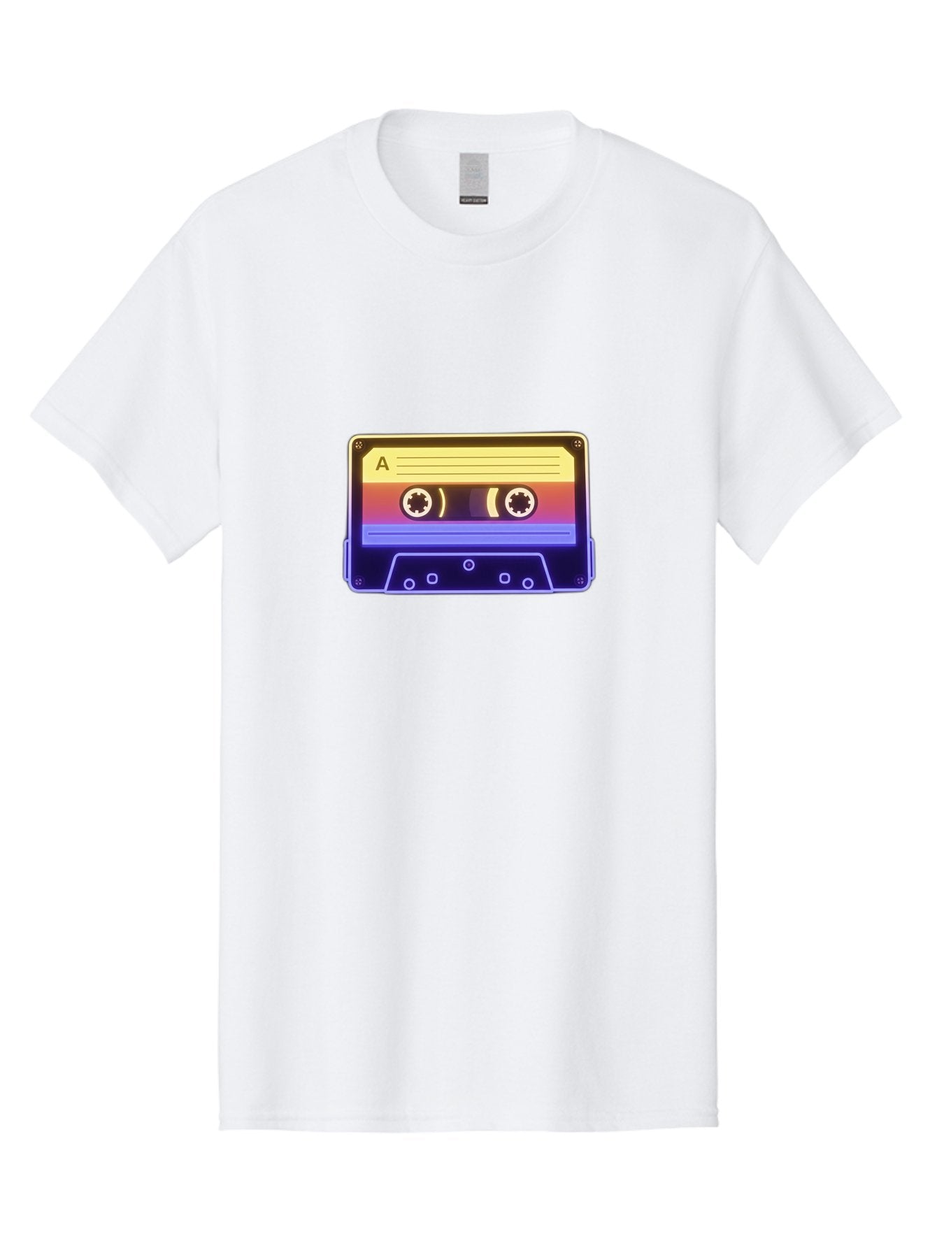 Cassette-Tape-A-1 Men'S Graphic Tee, 100% Cotton, Comfortable Casual Summer Wear, Machine Washable, Retro Cassette Tape, Vintage Music, Nostalgic Technology, 80S And 90S Memorabilia, Mixtape, Cassette Player, Retro Audio Baa265