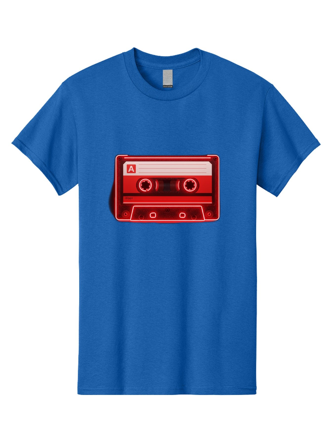 Cassette-Tape-A-2 Men'S Graphic Tee, 100% Cotton, Comfortable Casual Summer Wear, Machine Washable, Retro Cassette Tape, Mix Tape, Nostalgic Music, Vintage Audio, Retro Technology, Classic Music Format, Compact Cassette Baa266