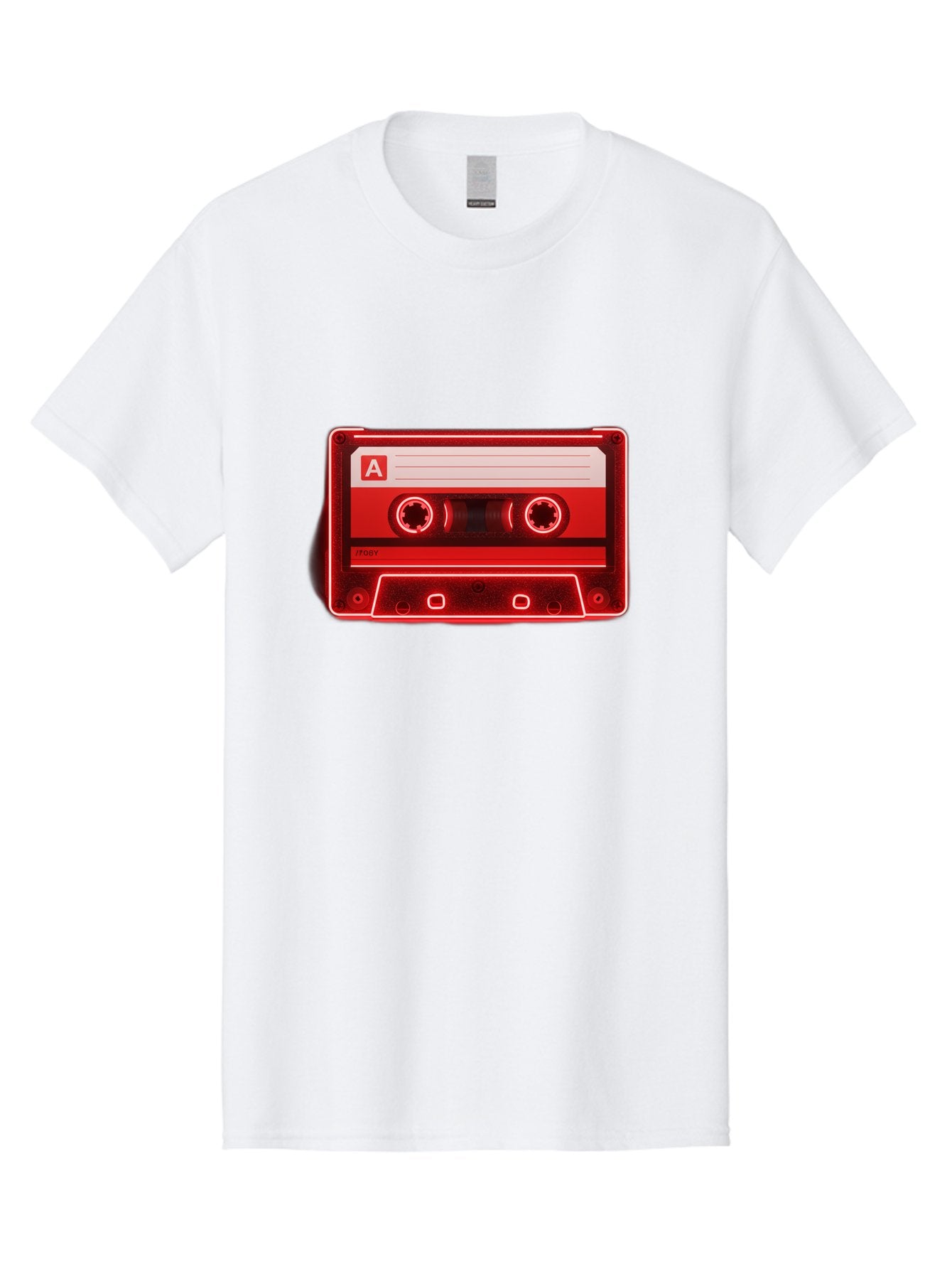 Cassette-Tape-A-2 Men'S Graphic Tee, 100% Cotton, Comfortable Casual Summer Wear, Machine Washable, Retro Cassette Tape, Mix Tape, Nostalgic Music, Vintage Audio, Retro Technology, Classic Music Format, Compact Cassette Baa266 5