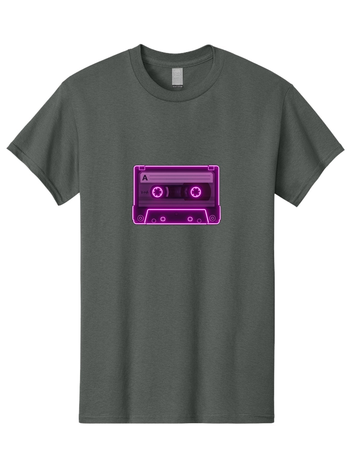 Cassette-Tape-A-3 Men'S Graphic Tee, 100% Cotton, Comfortable Casual Summer Wear, Machine Washable, Cassette Tape, Retro Music, Vintage Technology, Nostalgic Feel, Music Format, Analog Sound, Side A Baa267 5