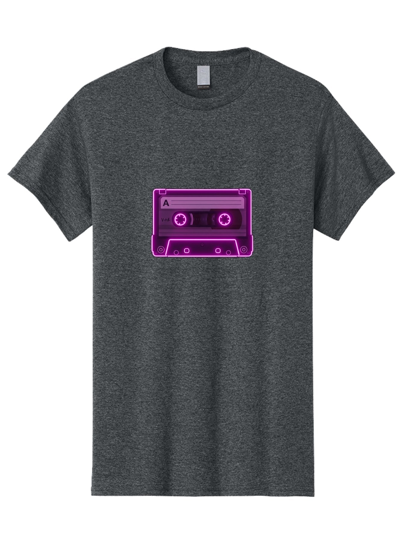 Cassette-Tape-A-3 Men'S Graphic Tee, 100% Cotton, Comfortable Casual Summer Wear, Machine Washable, Cassette Tape, Retro Music, Vintage Technology, Nostalgic Feel, Music Format, Analog Sound, Side A Baa267 4