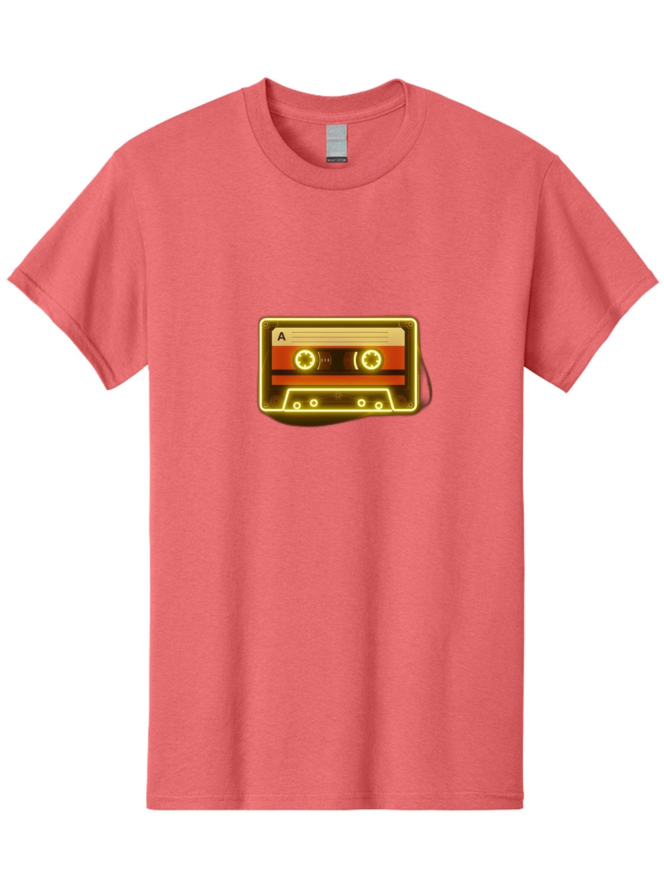 Cassette-Tape-A-4 Men'S Graphic Tee, 100% Cotton, Comfortable Casual Summer Wear, Machine Washable, Retro Cassette Tape, Vintage Music, Nostalgic Technology, Classic Audio, Mixtape, Music Lover, Retro Aesthetic, 80S And 90S Vibe, A Side Baa268 11