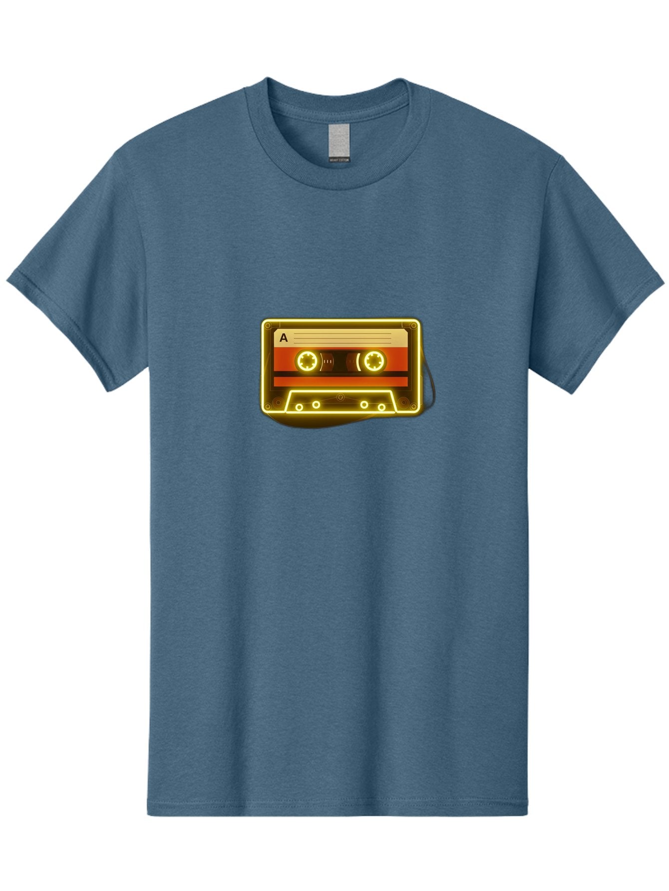 Cassette-Tape-A-4 Men'S Graphic Tee, 100% Cotton, Comfortable Casual Summer Wear, Machine Washable, Retro Cassette Tape, Vintage Music, Nostalgic Technology, Classic Audio, Mixtape, Music Lover, Retro Aesthetic, 80S And 90S Vibe, A Side Baa268 10