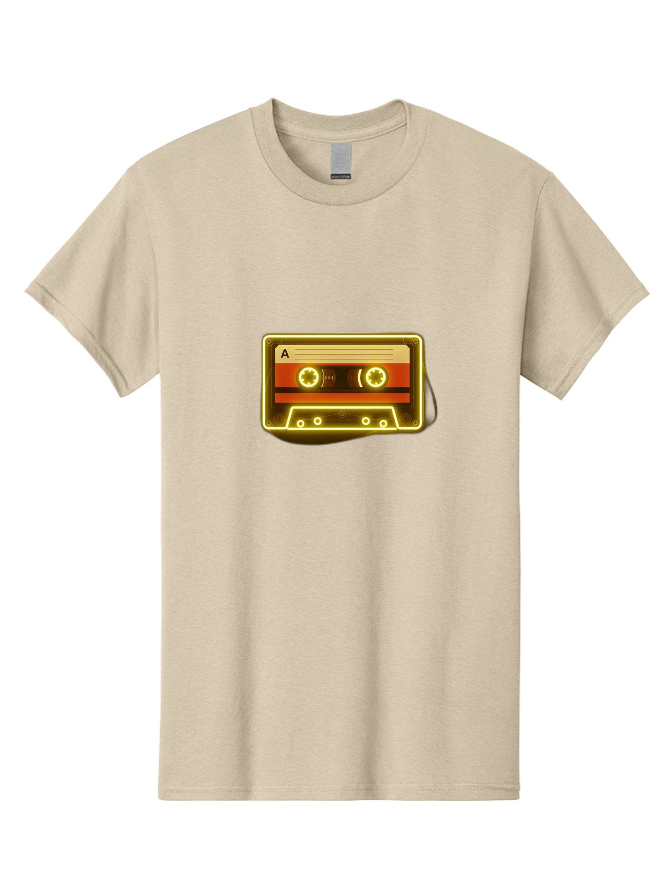 Cassette-Tape-A-4 Men'S Graphic Tee, 100% Cotton, Comfortable Casual Summer Wear, Machine Washable, Retro Cassette Tape, Vintage Music, Nostalgic Technology, Classic Audio, Mixtape, Music Lover, Retro Aesthetic, 80S And 90S Vibe, A Side Baa268 15
