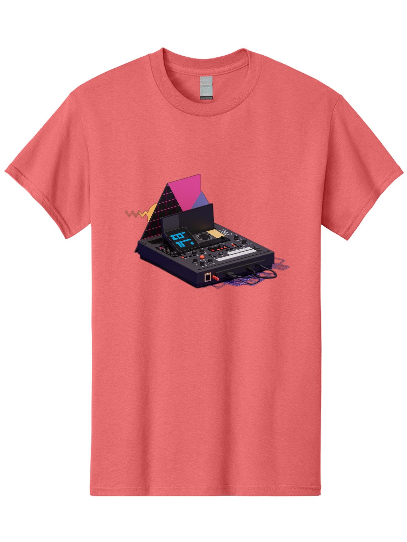 Cdj-Controller Men'S Graphic Tee, 100% Cotton, Comfortable Casual Summer Wear, Machine Washable, Audio Mixer, Sound Equipment, Music Production, Dj Setup, Electronic Dance Music, Audio Engineering, Sound Waves, Mix Control Baa279 5