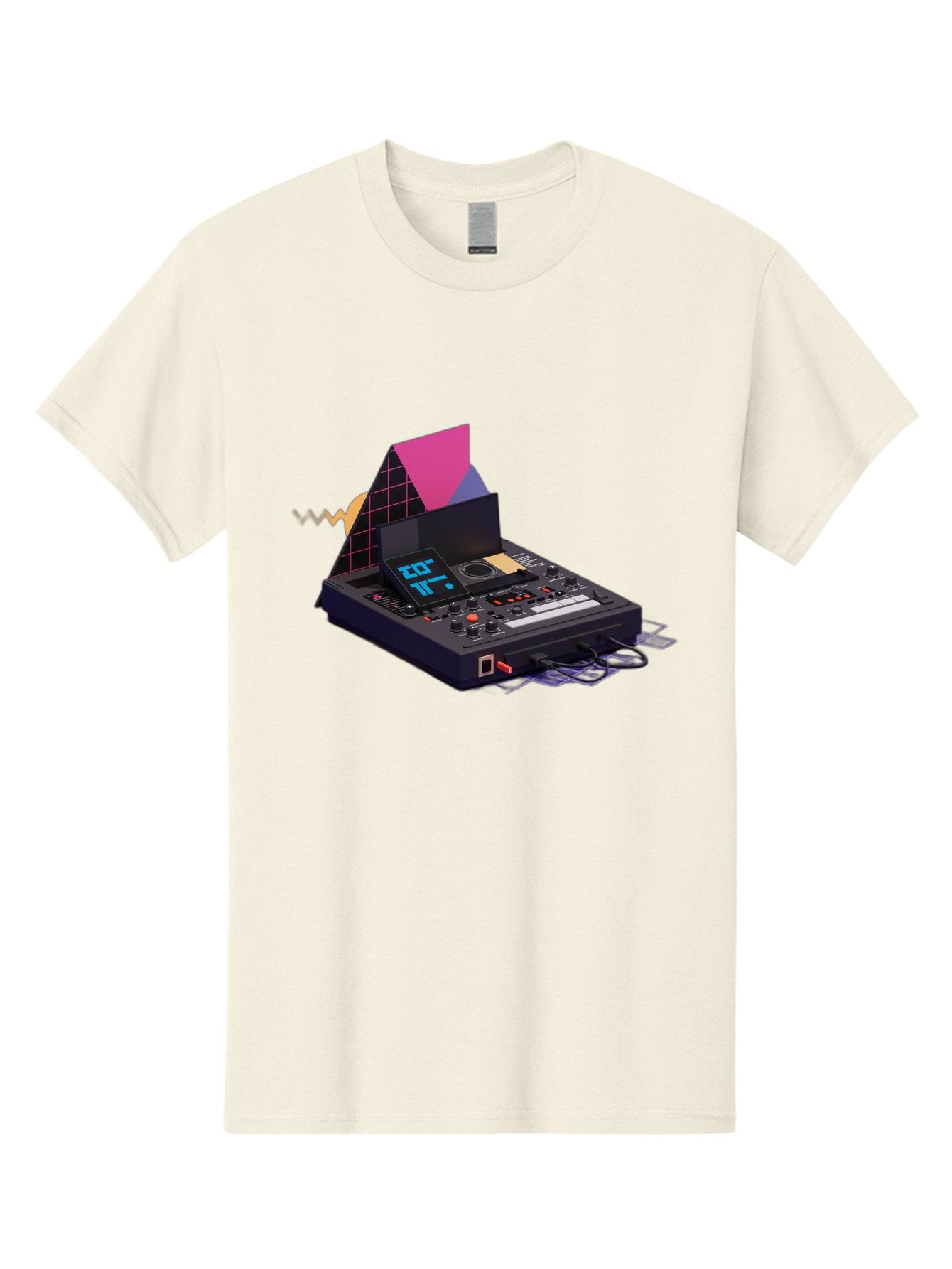 Cdj-Controller Men'S Graphic Tee, 100% Cotton, Comfortable Casual Summer Wear, Machine Washable, Audio Mixer, Sound Equipment, Music Production, Dj Setup, Electronic Dance Music, Audio Engineering, Sound Waves, Mix Control Baa279 6