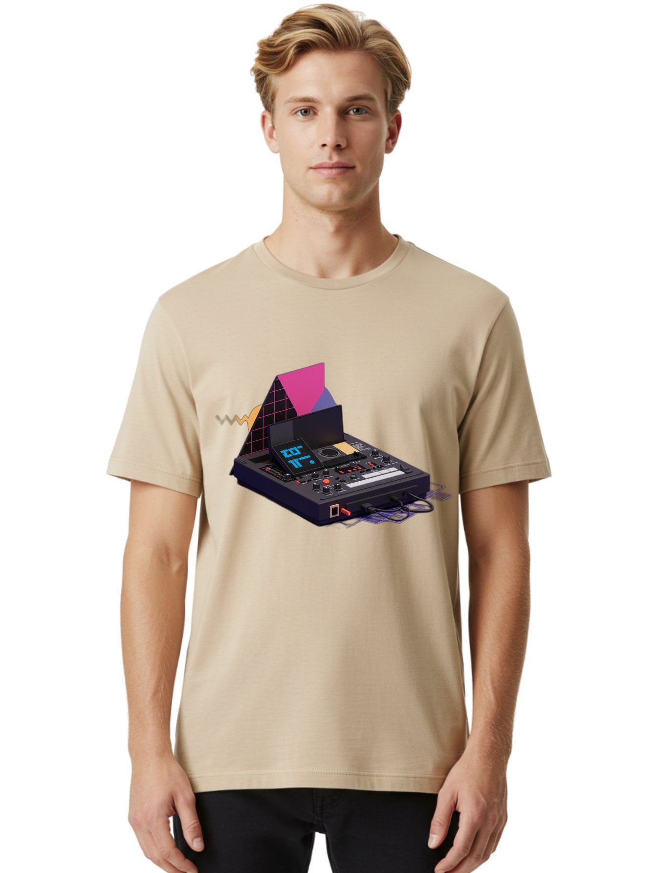 Cdj-Controller Men'S Graphic Tee, 100% Cotton, Comfortable Casual Summer Wear, Machine Washable, Audio Mixer, Sound Equipment, Music Production, Dj Setup, Electronic Dance Music, Audio Engineering, Sound Waves, Mix Control Baa279 20