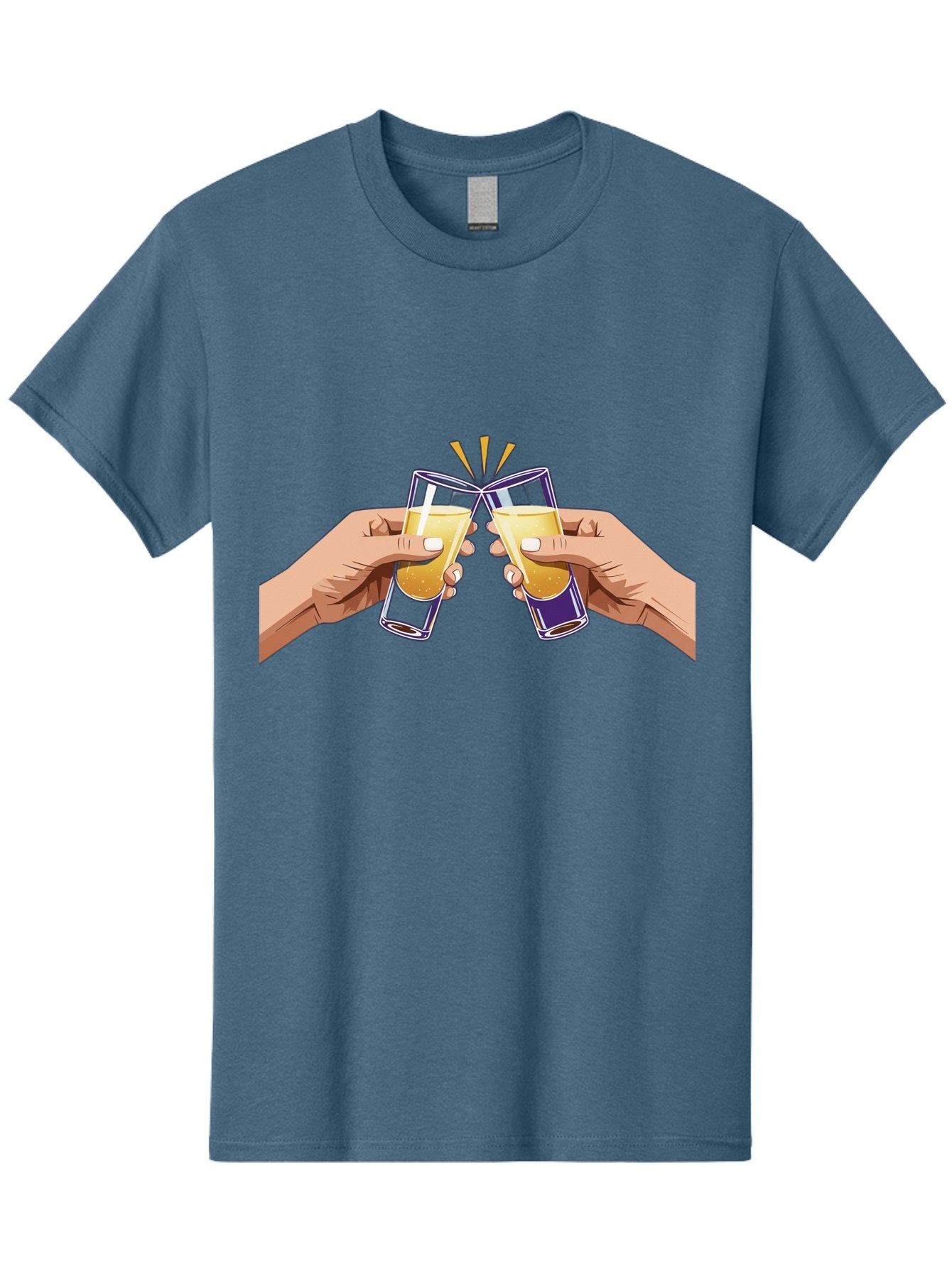 Cheers-1 Men'S Graphic Tee, 100% Cotton, Comfortable Casual Summer Wear, Machine Washable, Toasting Glasses, Celebratory Drinks, Champagne Toast, Beer Cheers, Happy Hour, Party Time, Festive Atmosphere, Social Gathering Baa283 13