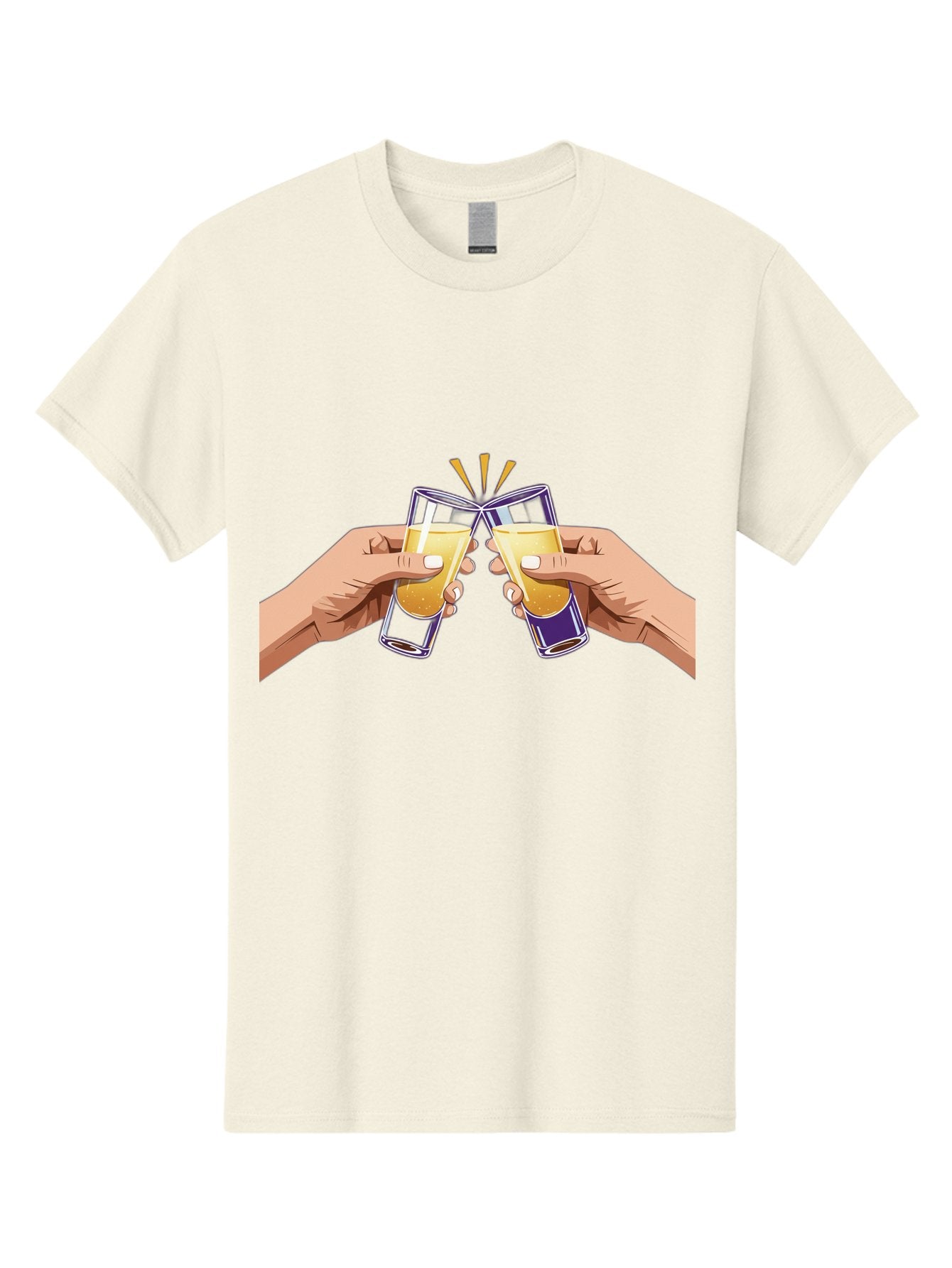 Cheers-1 Men'S Graphic Tee, 100% Cotton, Comfortable Casual Summer Wear, Machine Washable, Toasting Glasses, Celebratory Drinks, Champagne Toast, Beer Cheers, Happy Hour, Party Time, Festive Atmosphere, Social Gathering Baa283 4