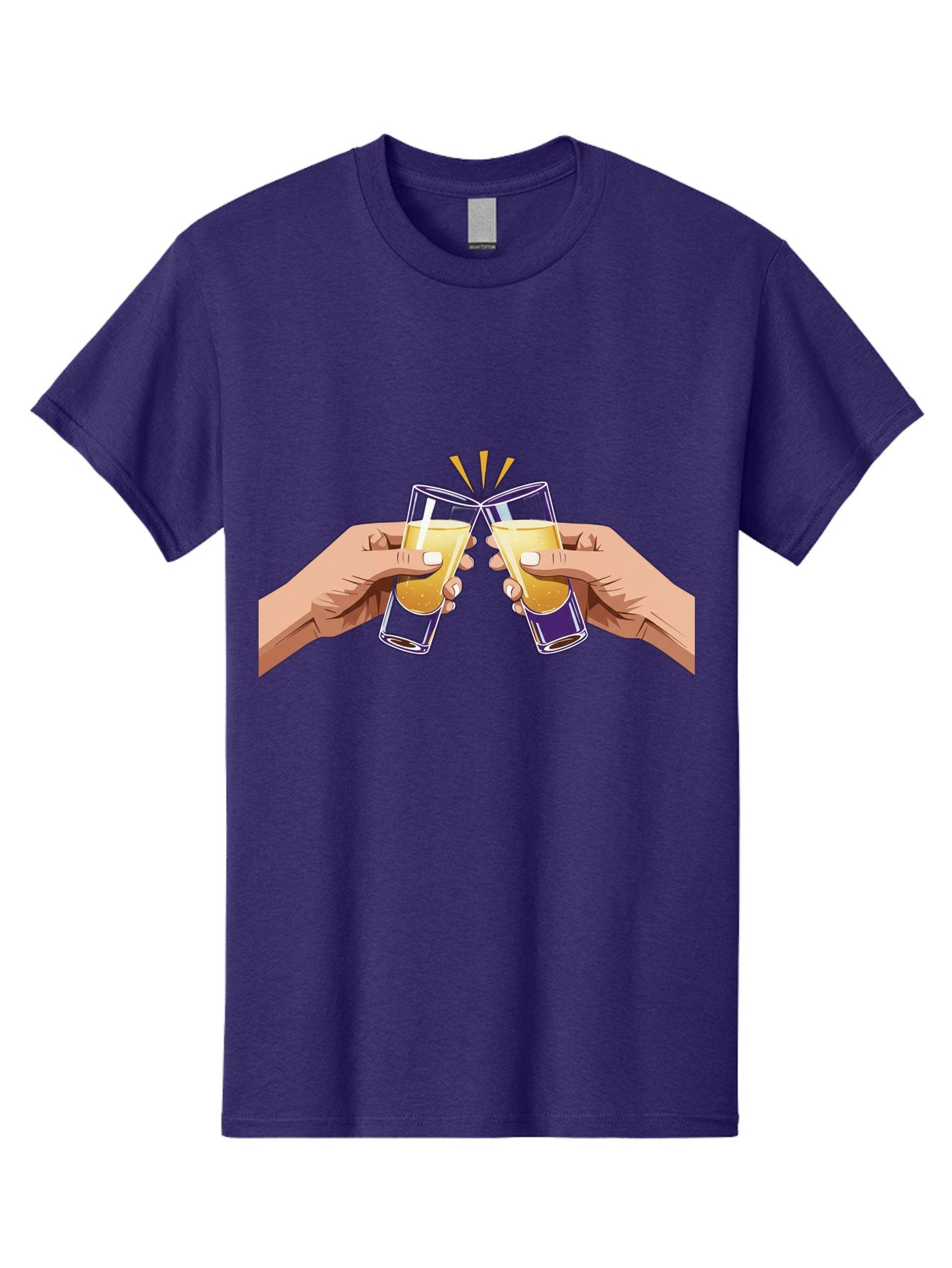 Cheers-1 Men'S Graphic Tee, 100% Cotton, Comfortable Casual Summer Wear, Machine Washable, Toasting Glasses, Celebratory Drinks, Champagne Toast, Beer Cheers, Happy Hour, Party Time, Festive Atmosphere, Social Gathering Baa283 10