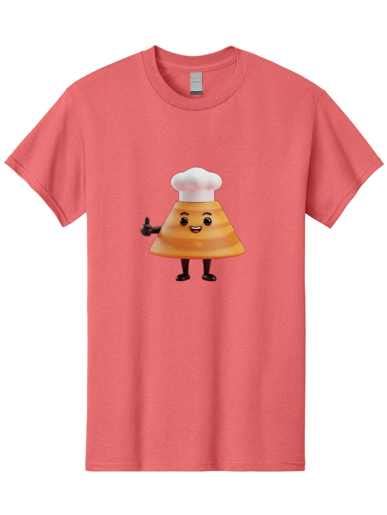 Chef-Hat-Mushroom-Character Men'S Graphic Tee, 100% Cotton, Comfortable Casual Summer Wear, Machine Washable, Cartoon Mushroom, Chef Hat, Thumbs Up, Happy Face, Cooking, Culinary, Chef Character, Mushroom Mascot, Kitchen, Funny, Adorable, Baa289 12