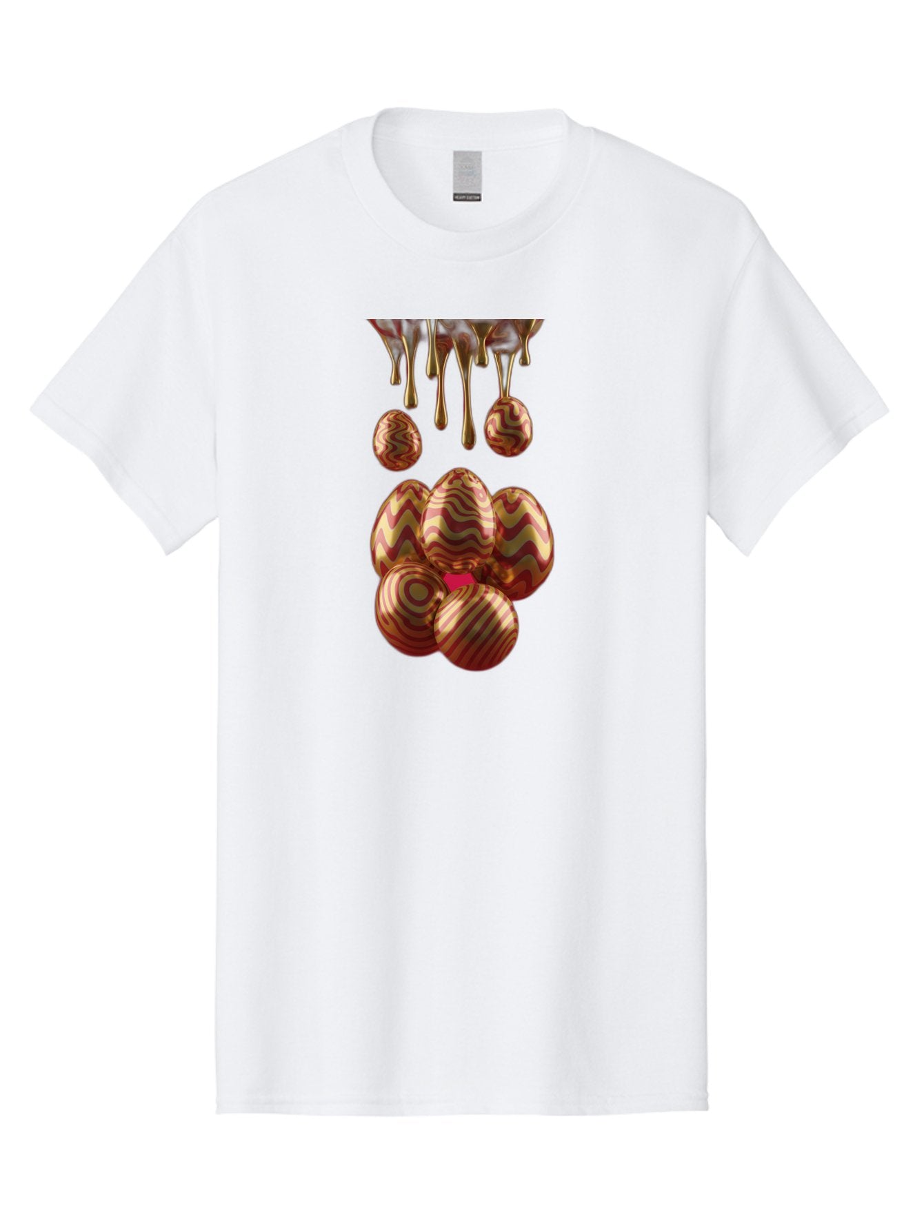 Chocolate-Easter-Eggs Men'S Graphic Tee, 100% Cotton, Comfortable Casual Summer Wear, Machine Washable, Chocolate Covered Eggs, Patterned Eggs, Dripping Chocolate, Decadent Treats, Sweet Indulgence, Rich Desserts, Chocolate Lovers, Sweet Tooth Baa309 14