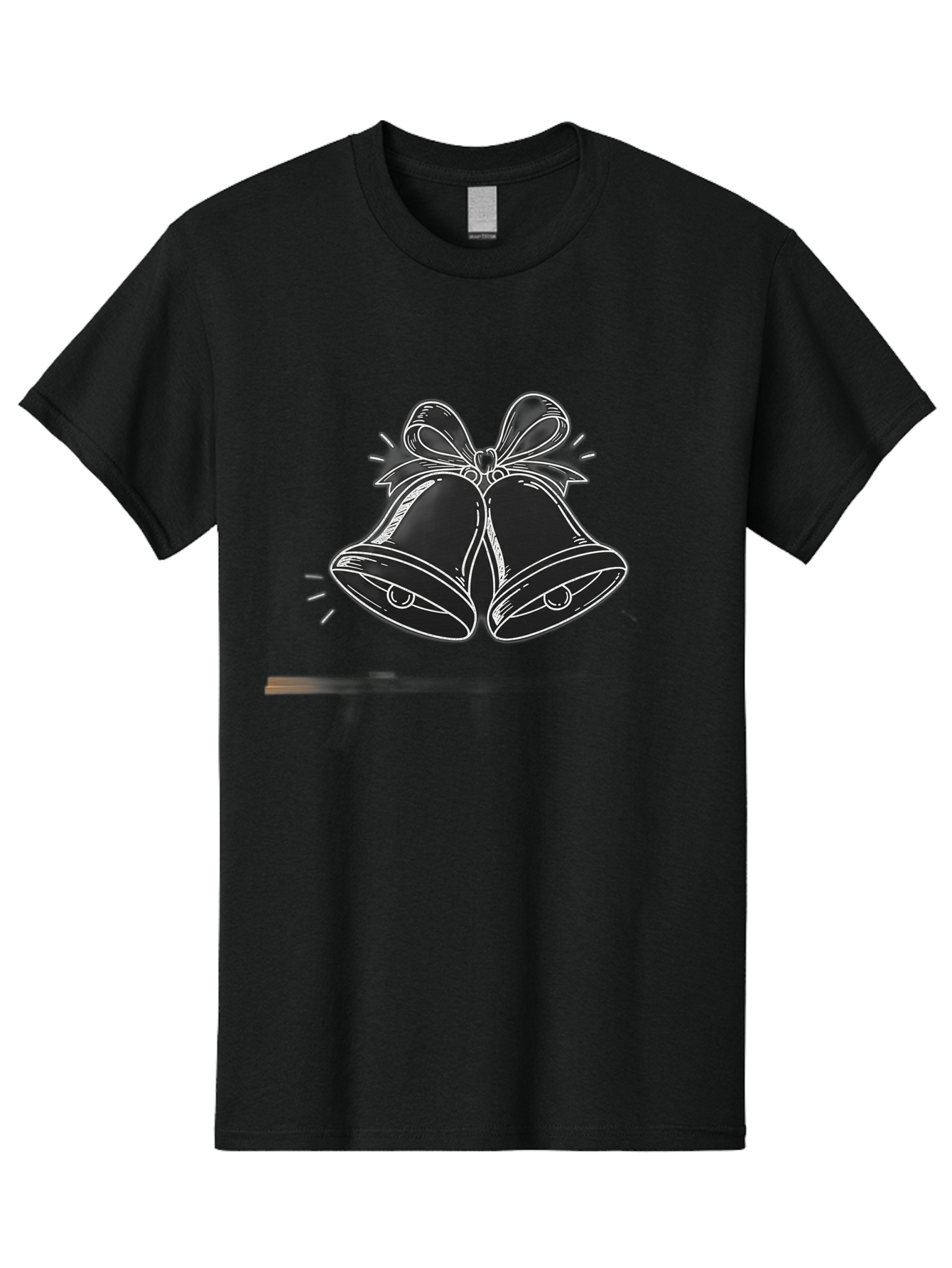 Christmas-Bells-2 Men'S Graphic Tee, 100% Cotton, Comfortable Casual Summer Wear, Machine Washable, Christmas Bells, Festive Decorations, Holiday Cheer, Jingling Bells, Merry Christmas, Christmas Illustrations, Winter Wonderland, Baa314 25