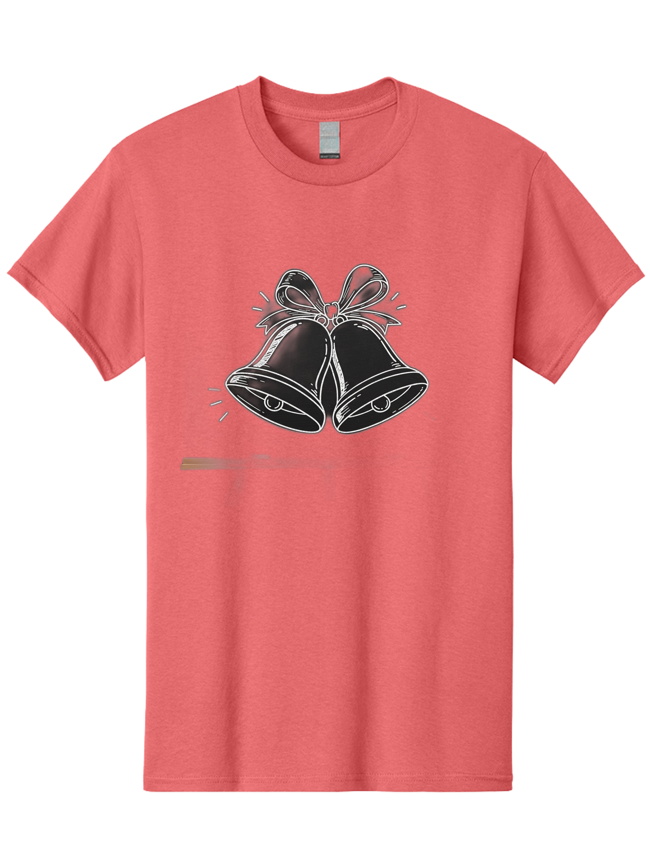 Christmas-Bells-2 Men'S Graphic Tee, 100% Cotton, Comfortable Casual Summer Wear, Machine Washable, Christmas Bells, Festive Decorations, Holiday Cheer, Jingling Bells, Merry Christmas, Christmas Illustrations, Winter Wonderland, Baa314 29