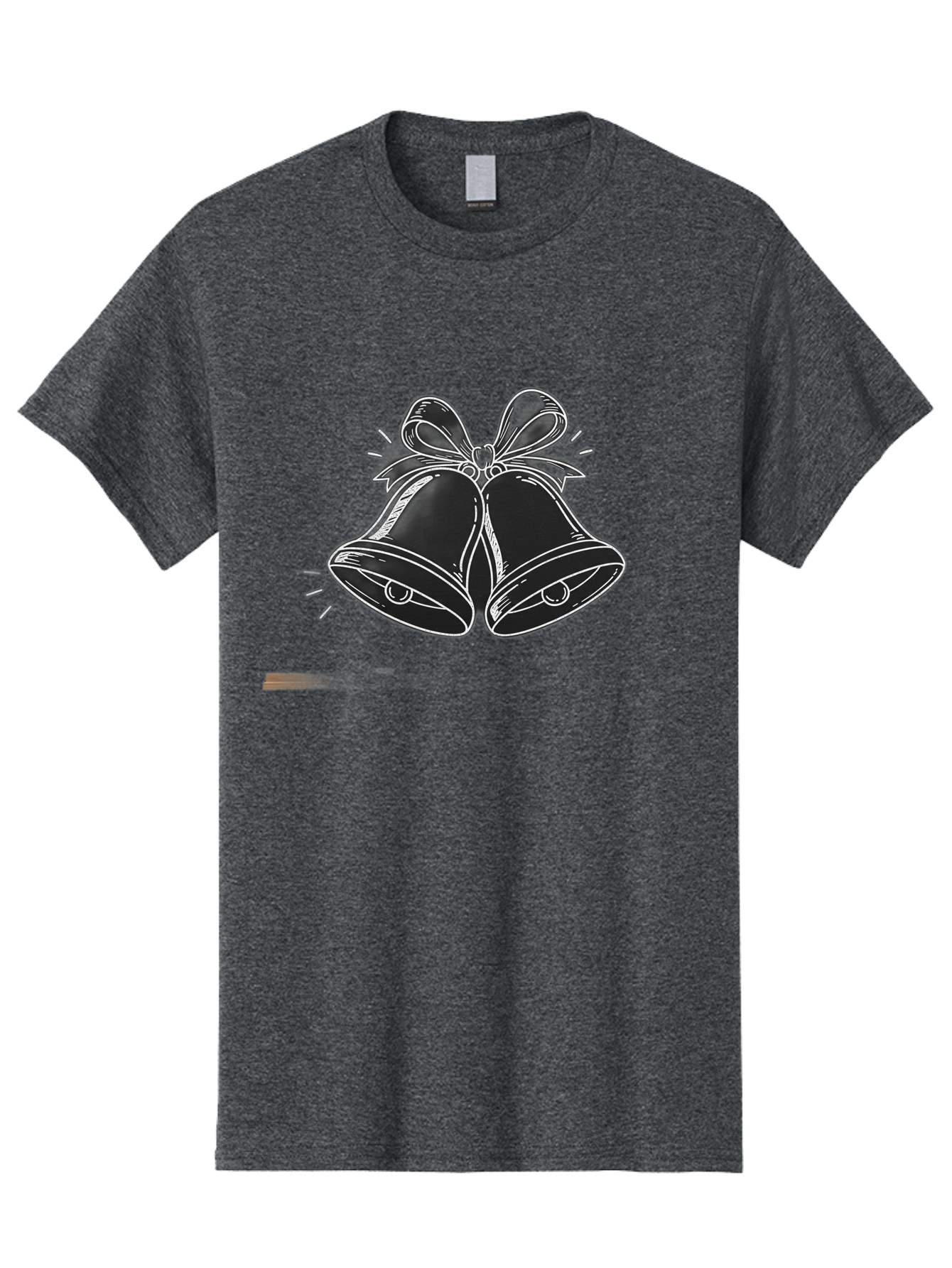 Christmas-Bells-2 Men'S Graphic Tee, 100% Cotton, Comfortable Casual Summer Wear, Machine Washable, Christmas Bells, Festive Decorations, Holiday Cheer, Jingling Bells, Merry Christmas, Christmas Illustrations, Winter Wonderland, Baa314 11