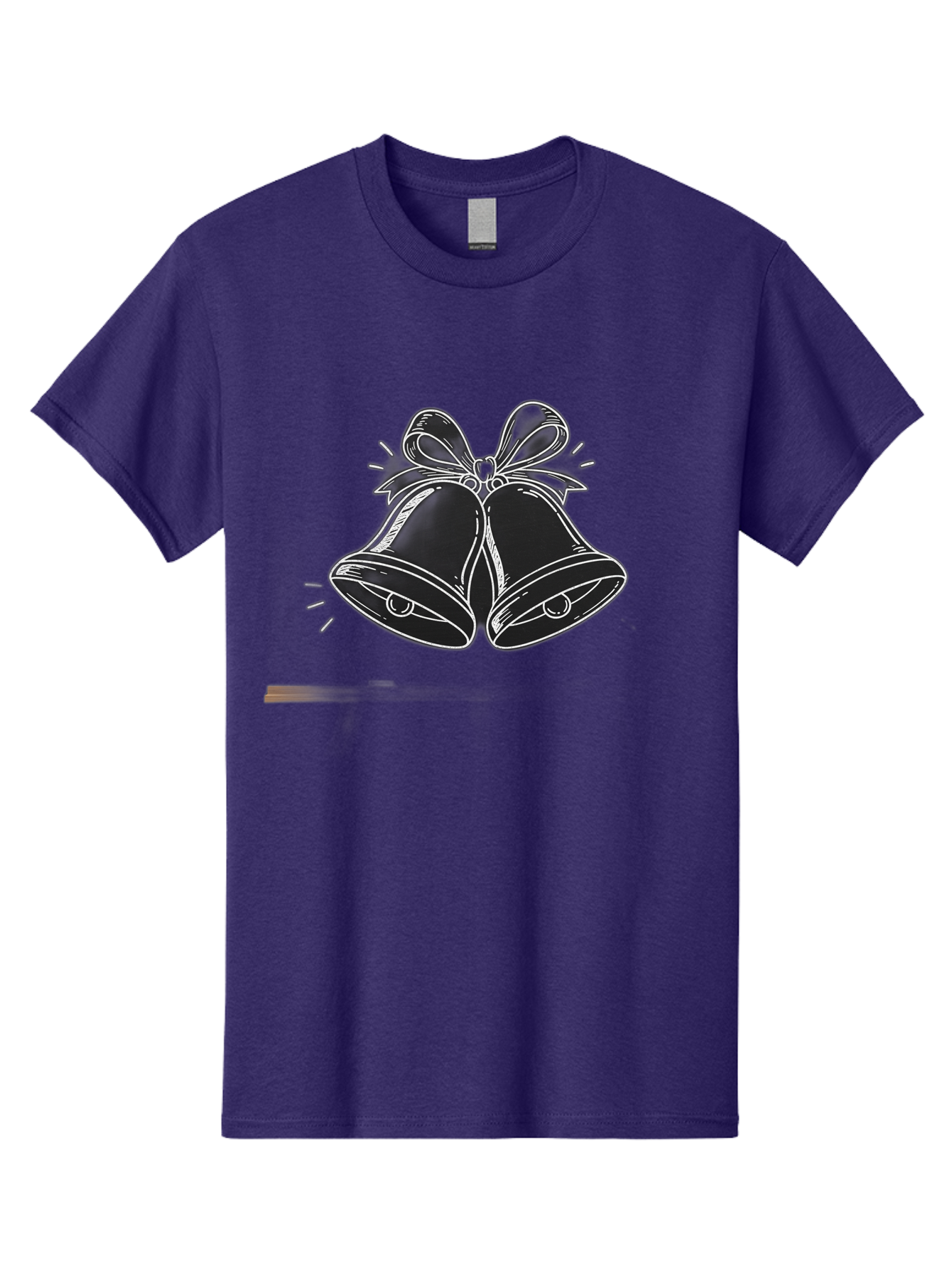 Christmas-Bells-2 Men'S Graphic Tee, 100% Cotton, Comfortable Casual Summer Wear, Machine Washable, Christmas Bells, Festive Decorations, Holiday Cheer, Jingling Bells, Merry Christmas, Christmas Illustrations, Winter Wonderland, Baa314 15