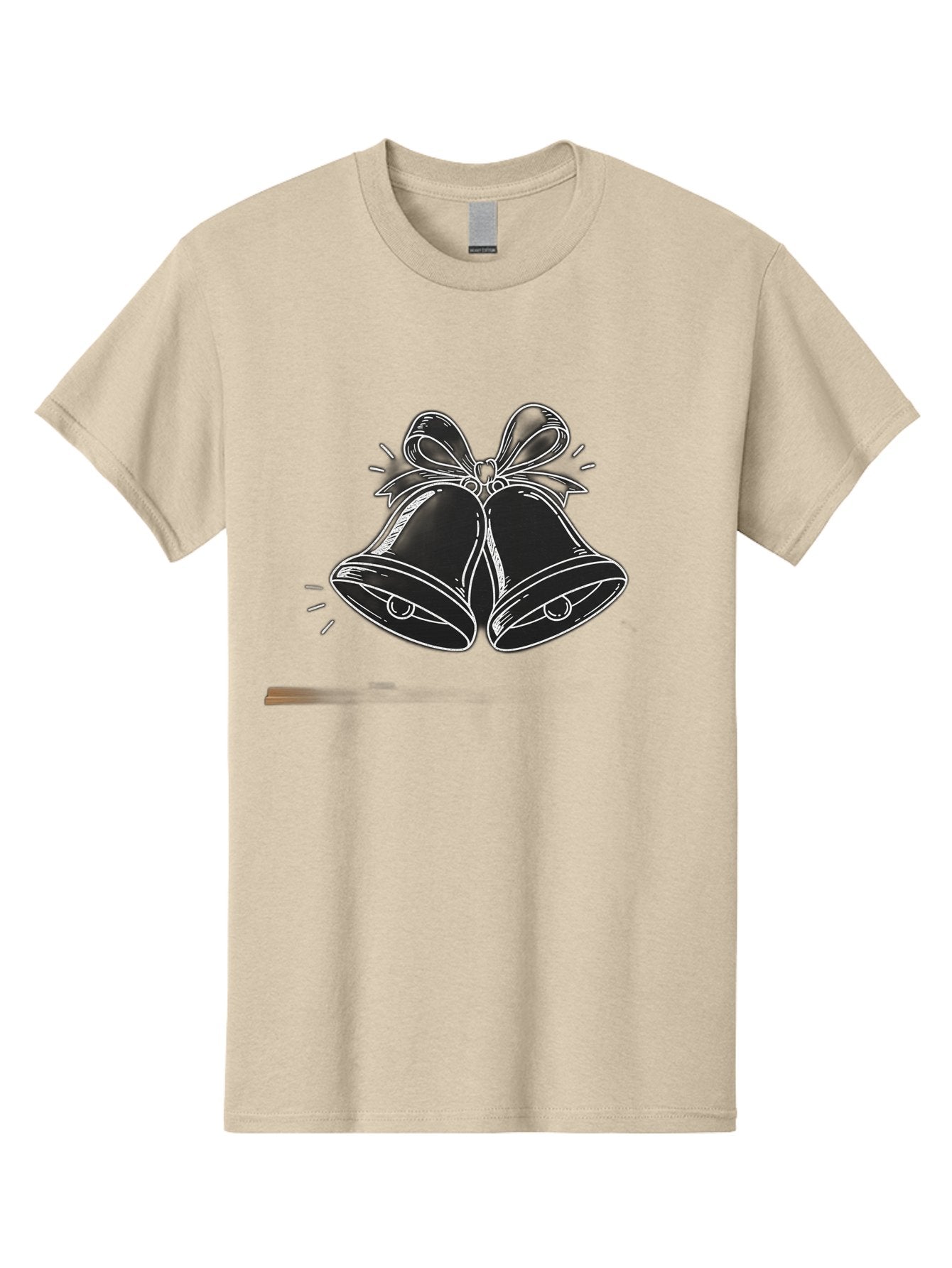 Christmas-Bells-2 Men'S Graphic Tee, 100% Cotton, Comfortable Casual Summer Wear, Machine Washable, Christmas Bells, Festive Decorations, Holiday Cheer, Jingling Bells, Merry Christmas, Christmas Illustrations, Winter Wonderland, Baa314 6