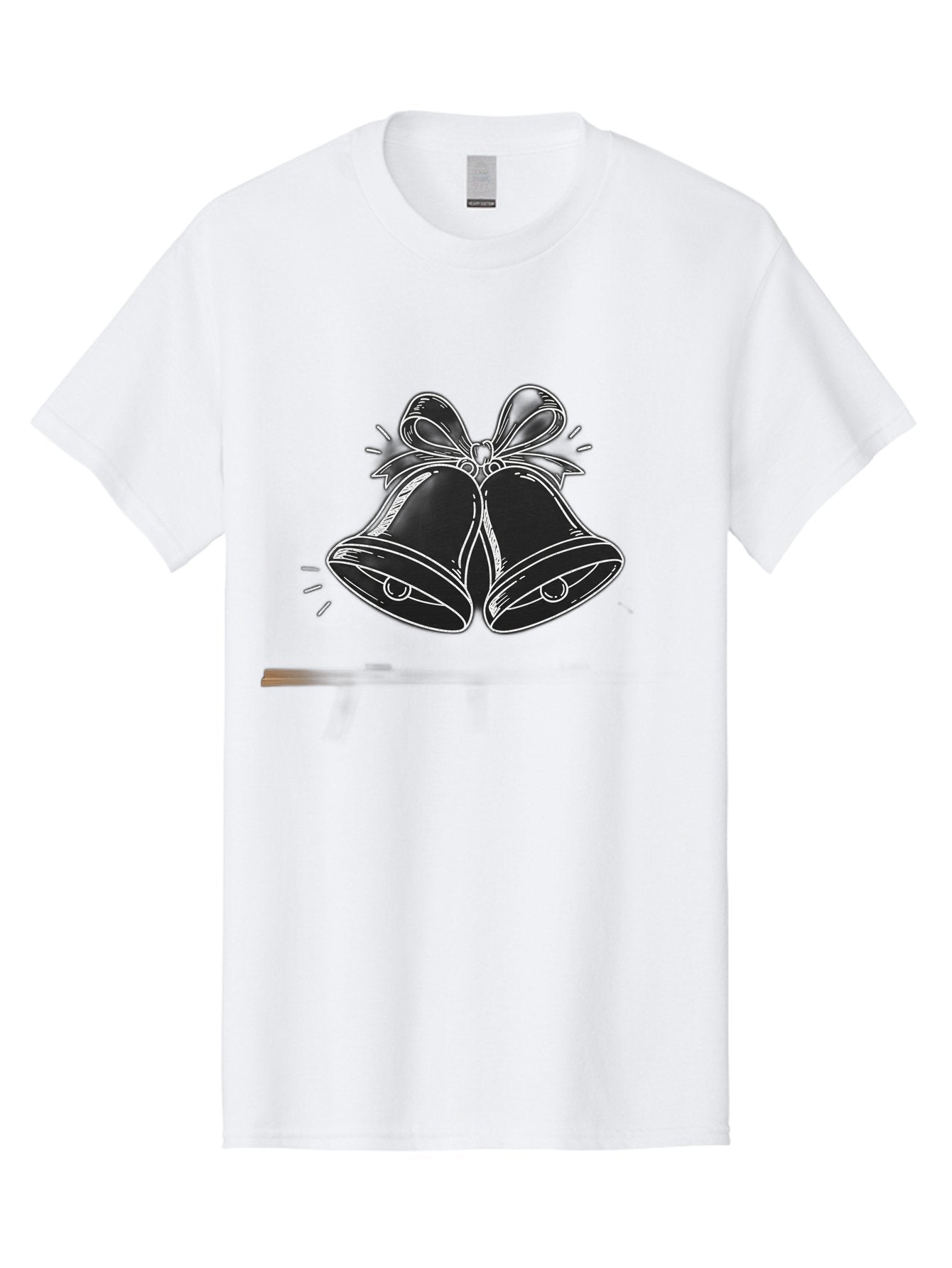 Christmas-Bells-2 Men'S Graphic Tee, 100% Cotton, Comfortable Casual Summer Wear, Machine Washable, Christmas Bells, Festive Decorations, Holiday Cheer, Jingling Bells, Merry Christmas, Christmas Illustrations, Winter Wonderland, Baa314 11