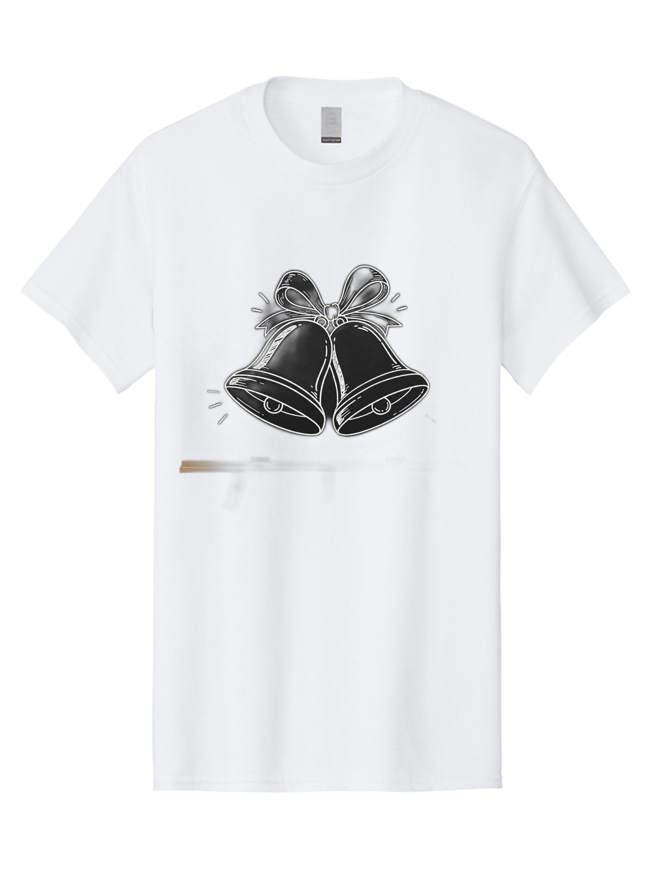 Christmas-Bells-2 Men'S Graphic Tee, 100% Cotton, Comfortable Casual Summer Wear, Machine Washable, Christmas Bells, Festive Decorations, Holiday Cheer, Jingling Bells, Merry Christmas, Christmas Illustrations, Winter Wonderland, Baa314 7