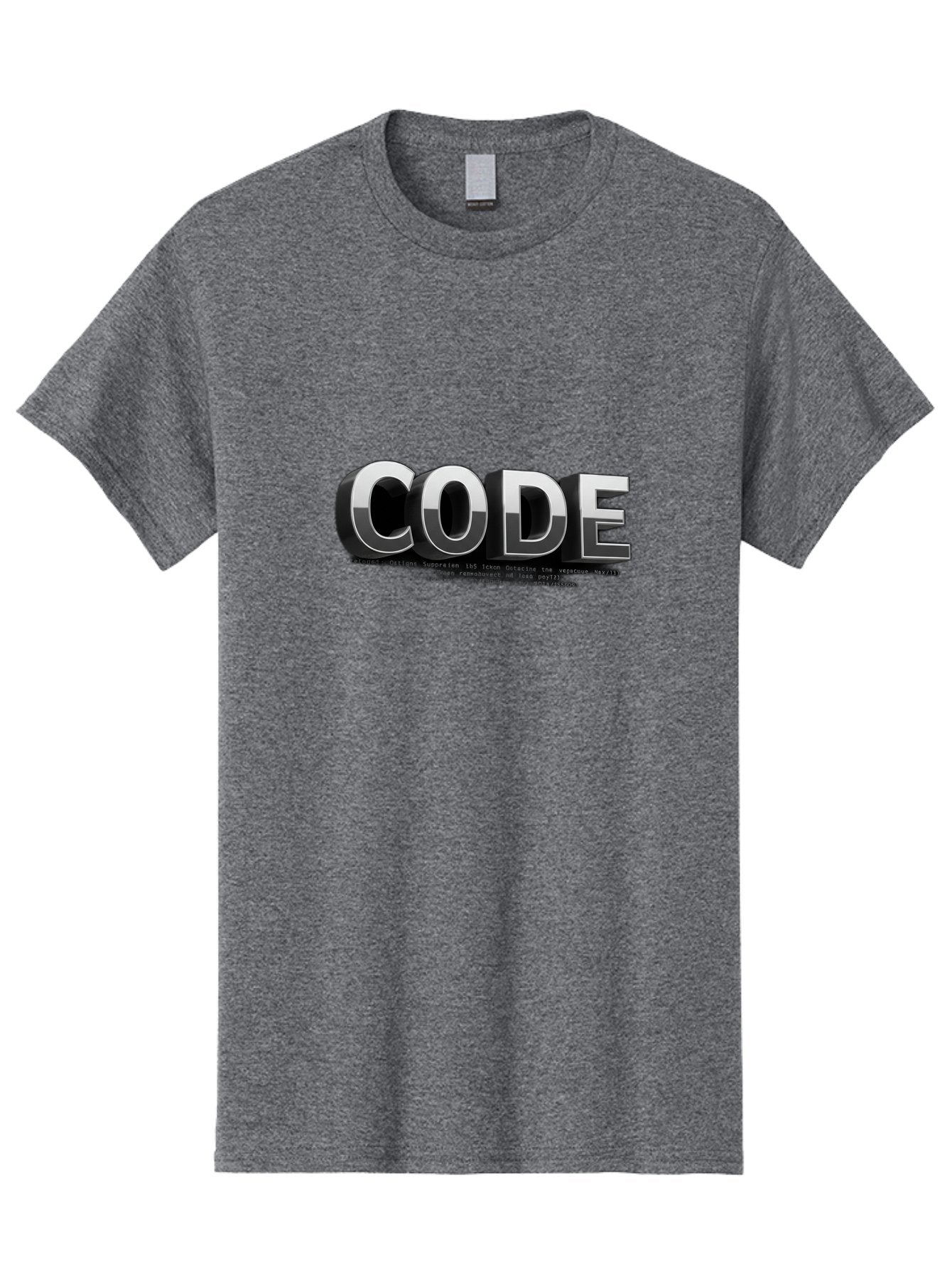 Code Men'S Graphic Tee, 100% Cotton, Comfortable Casual Summer Wear, Machine Washable, Programming Language, Coding, Software Development, Tech Industry, Digital Text, Metallic Letters, Programming Concept, Coding Skills Baa333 15