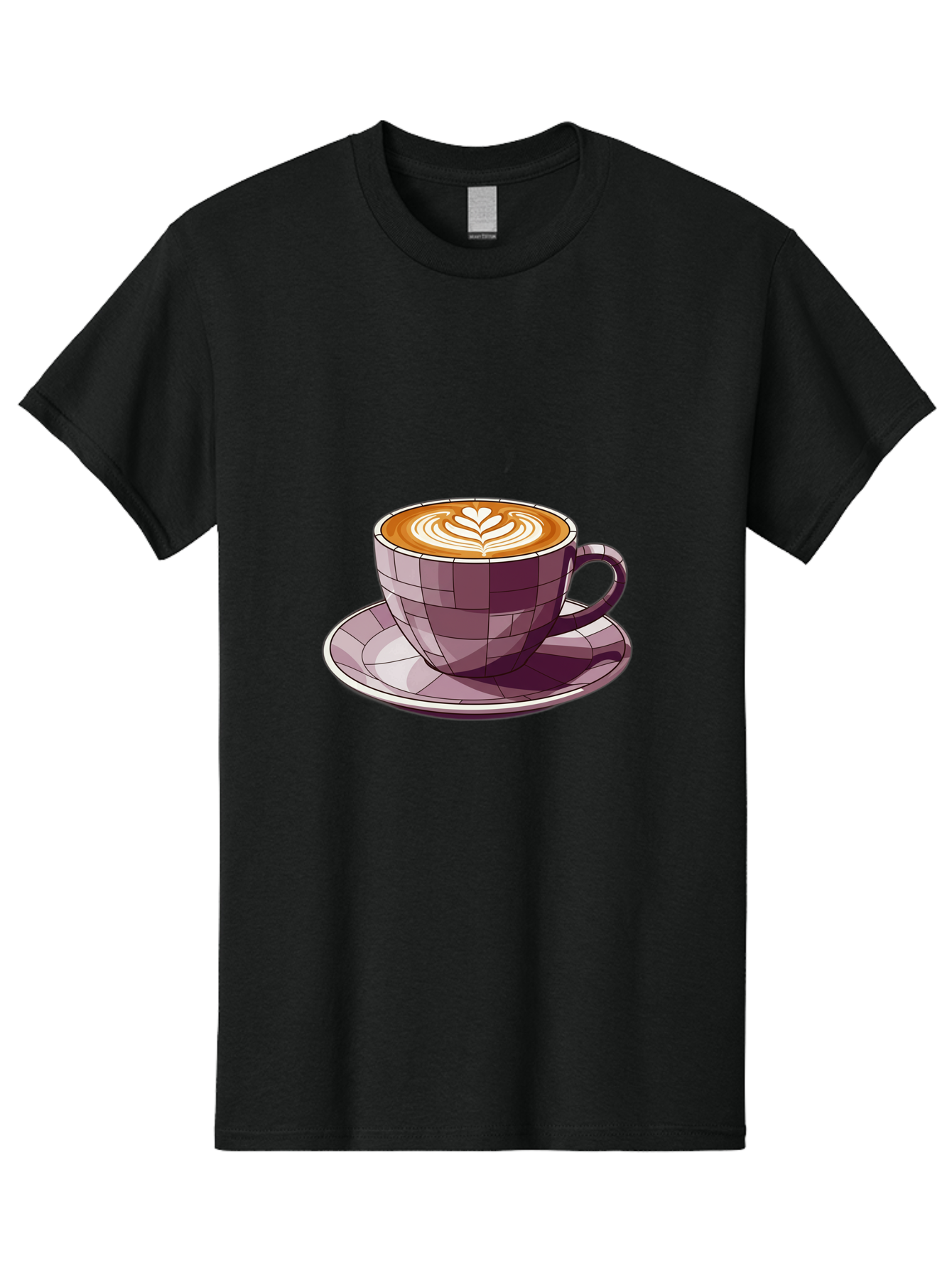 Coffee-Cup-10 Men'S Graphic Tee, 100% Cotton, Comfortable Casual Summer Wear, Machine Washable, Coffee Cup, Cappuccino, Latte Art, Heart Design, Coffee Break, Morning Coffee, Coffee Lover, Coffee Culture, Beverage, Drink Baa344 19