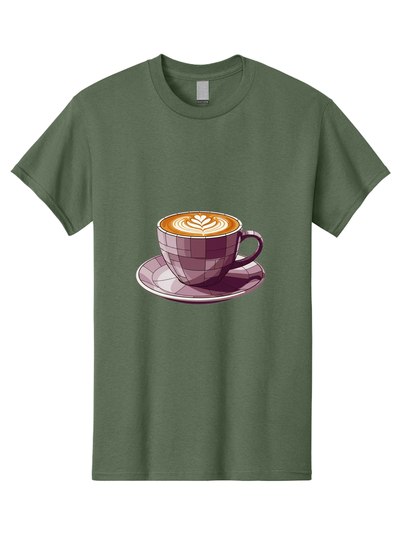 Coffee-Cup-10 Men'S Graphic Tee, 100% Cotton, Comfortable Casual Summer Wear, Machine Washable, Coffee Cup, Cappuccino, Latte Art, Heart Design, Coffee Break, Morning Coffee, Coffee Lover, Coffee Culture, Beverage, Drink Baa344 11