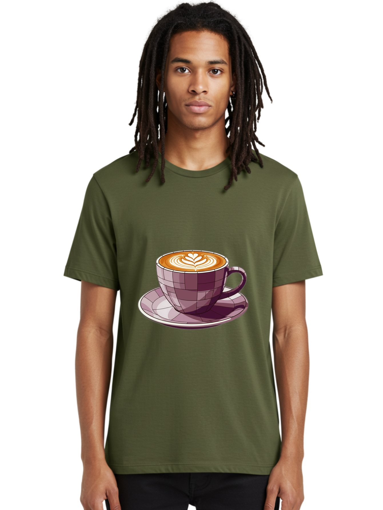 Coffee-Cup-10 Men'S Graphic Tee, 100% Cotton, Comfortable Casual Summer Wear, Machine Washable, Coffee Cup, Cappuccino, Latte Art, Heart Design, Coffee Break, Morning Coffee, Coffee Lover, Coffee Culture, Beverage, Drink Baa344 12