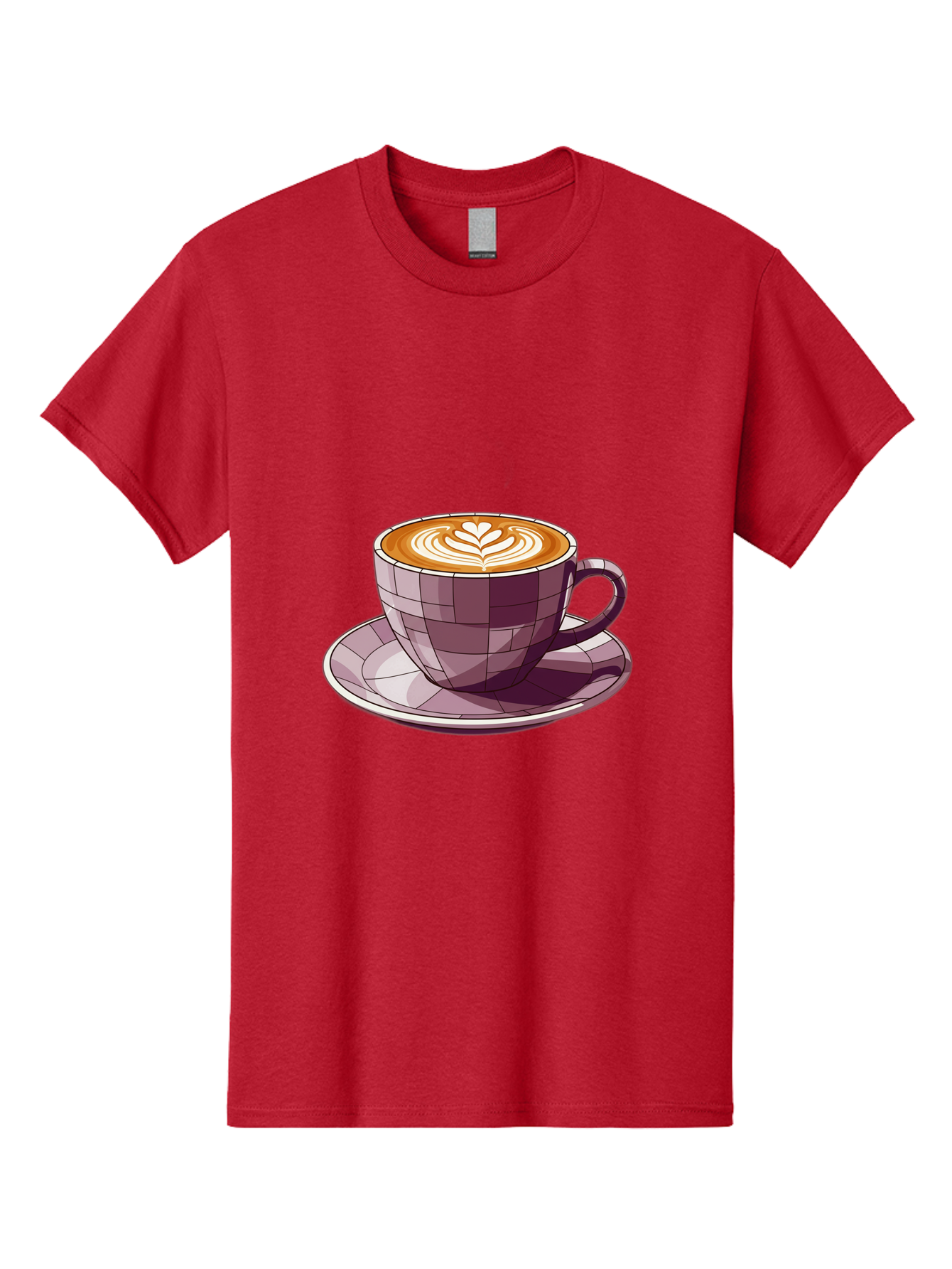 Coffee-Cup-10 Men'S Graphic Tee, 100% Cotton, Comfortable Casual Summer Wear, Machine Washable, Coffee Cup, Cappuccino, Latte Art, Heart Design, Coffee Break, Morning Coffee, Coffee Lover, Coffee Culture, Beverage, Drink Baa344 17