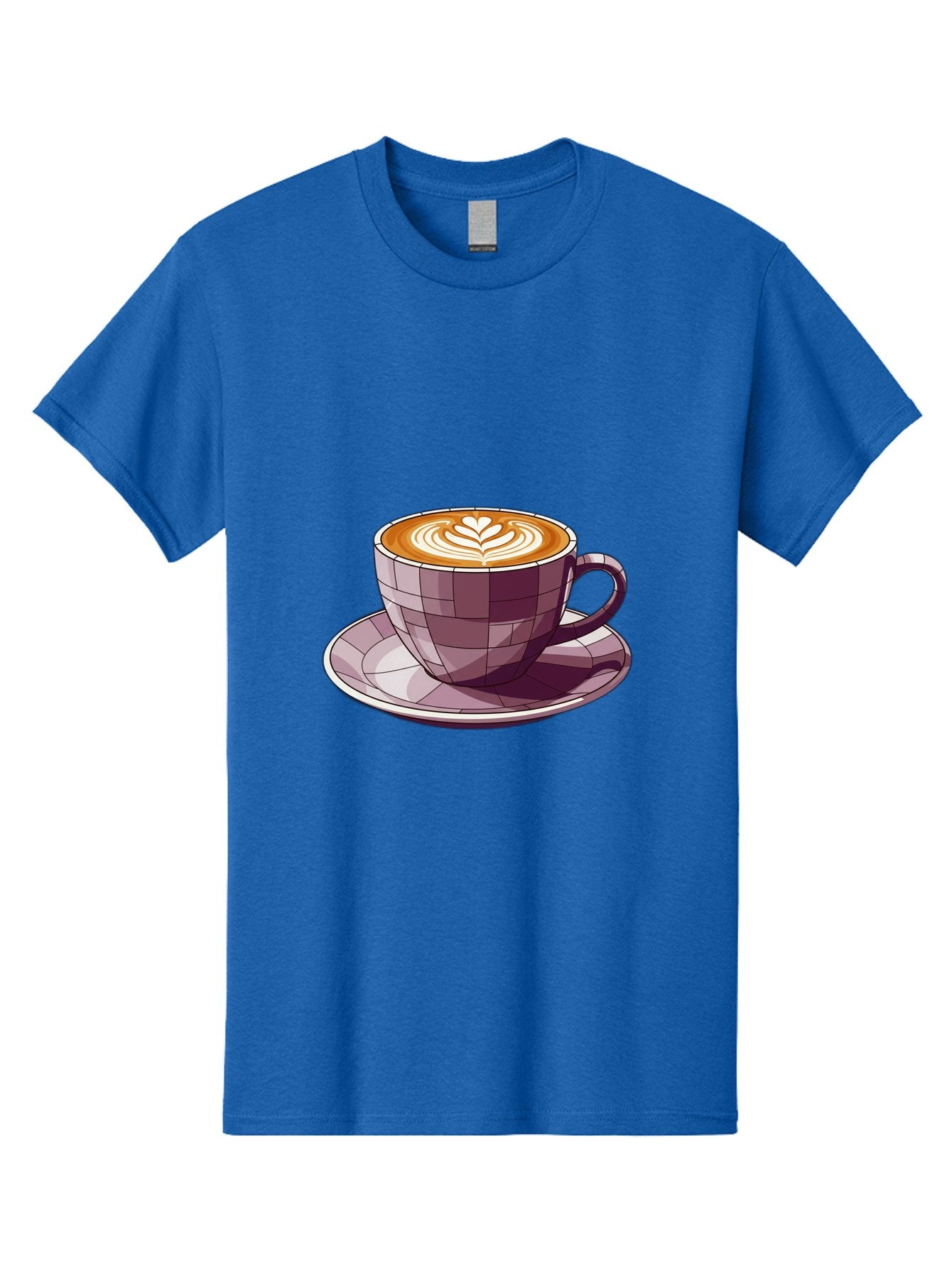 Coffee-Cup-10 Men'S Graphic Tee, 100% Cotton, Comfortable Casual Summer Wear, Machine Washable, Coffee Cup, Cappuccino, Latte Art, Heart Design, Coffee Break, Morning Coffee, Coffee Lover, Coffee Culture, Beverage, Drink Baa344 9