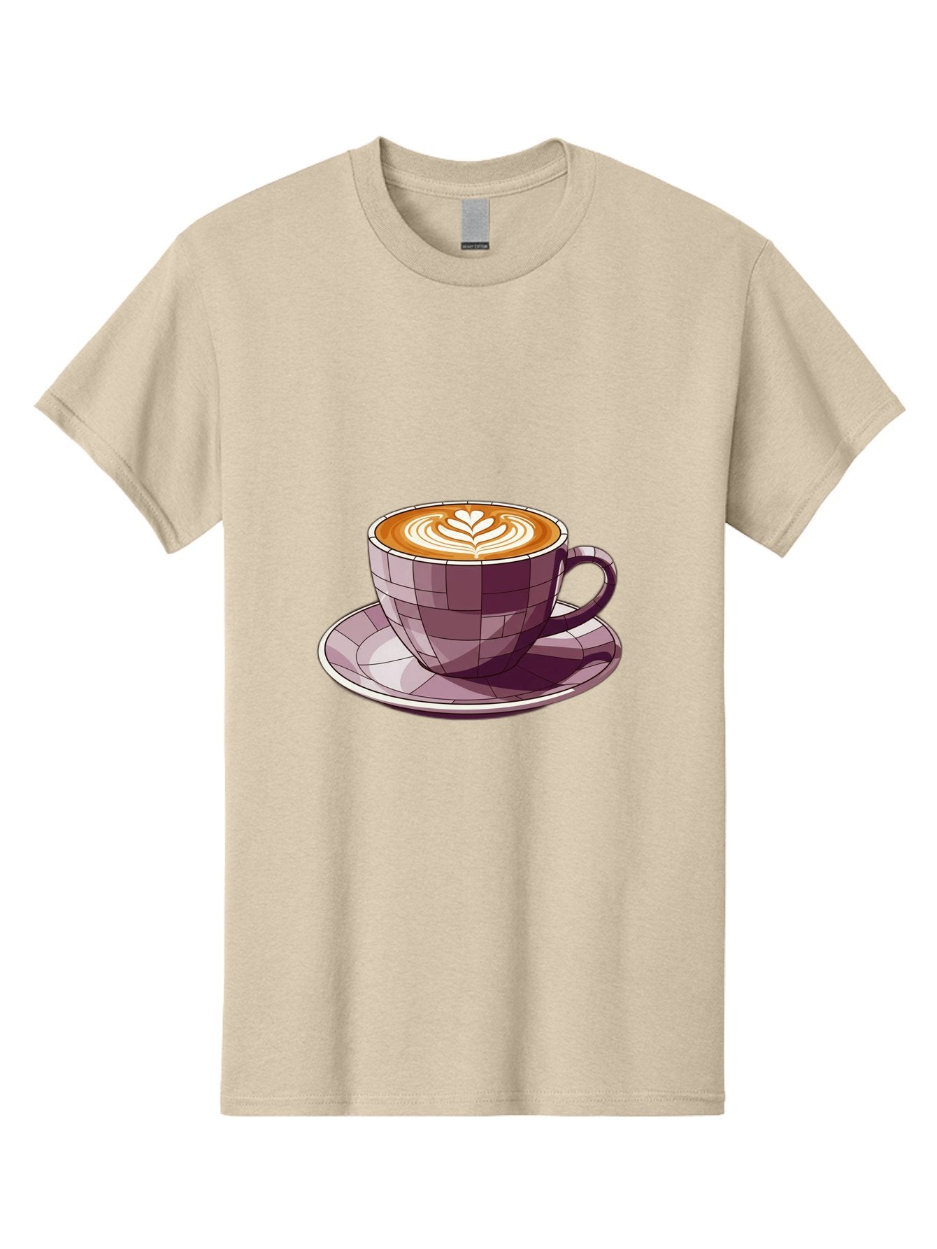 Coffee-Cup-10 Men'S Graphic Tee, 100% Cotton, Comfortable Casual Summer Wear, Machine Washable, Coffee Cup, Cappuccino, Latte Art, Heart Design, Coffee Break, Morning Coffee, Coffee Lover, Coffee Culture, Beverage, Drink Baa344 14