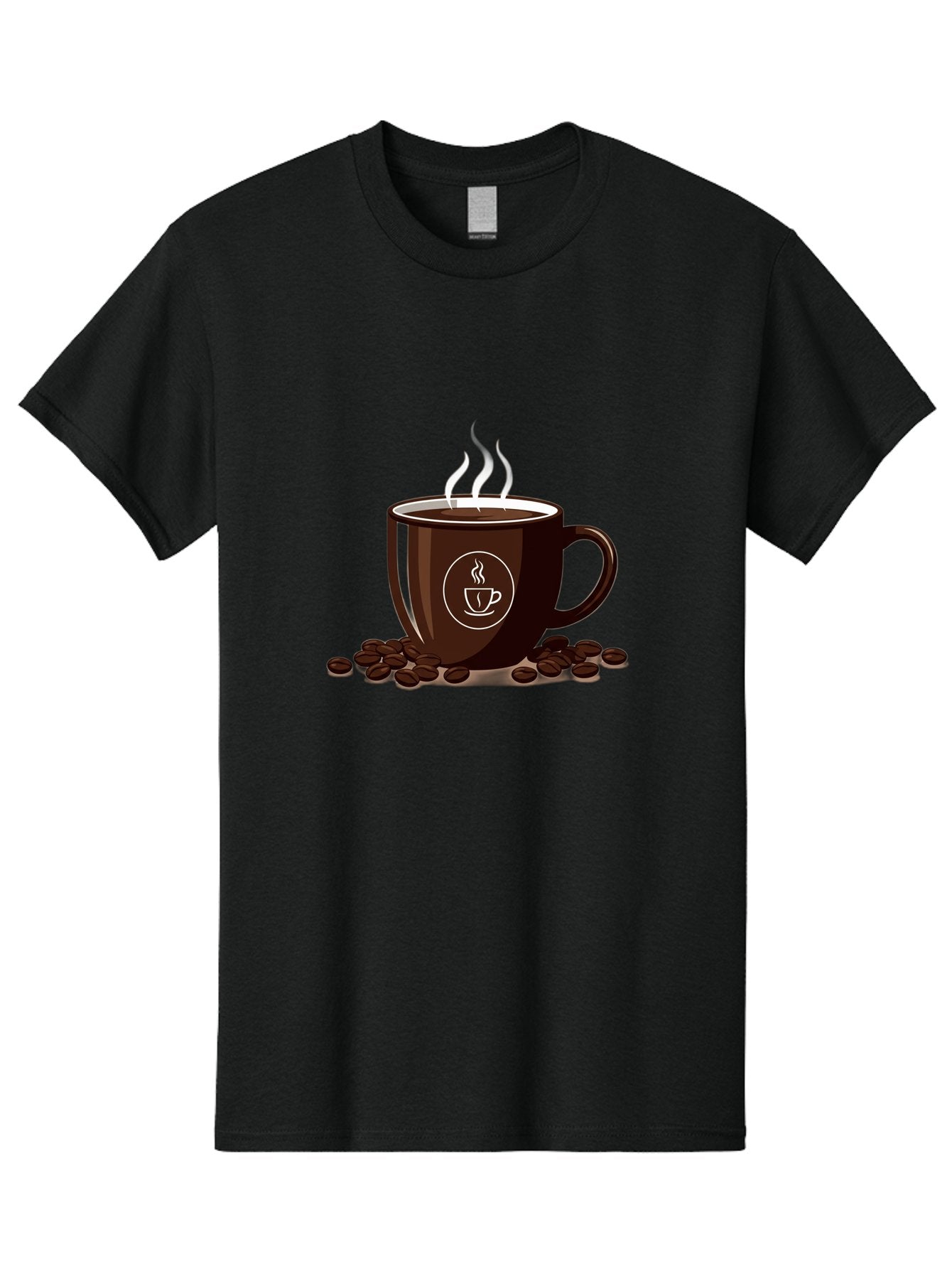 Coffee-Cup-13 Men'S Graphic Tee, 100% Cotton, Comfortable Casual Summer Wear, Machine Washable, Coffee Cup, Hot Beverage, Steaming Coffee, Coffee Beans, Coffee Logo, Coffee Break, Morning Coffee, Coffee Time, Coffee Illustration Baa347 5