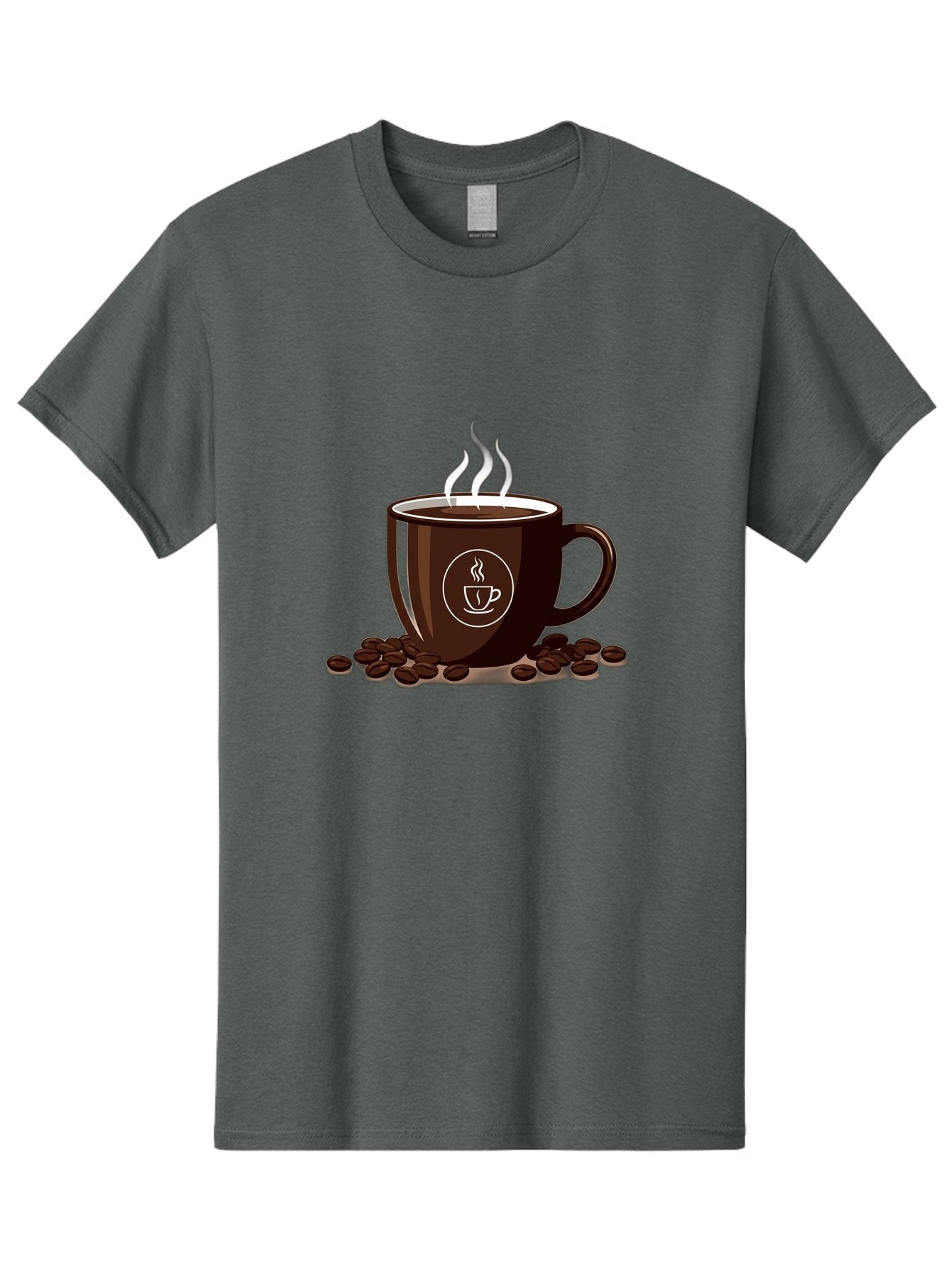 Coffee-Cup-13 Men'S Graphic Tee, 100% Cotton, Comfortable Casual Summer Wear, Machine Washable, Coffee Cup, Hot Beverage, Steaming Coffee, Coffee Beans, Coffee Logo, Coffee Break, Morning Coffee, Coffee Time, Coffee Illustration Baa347 11