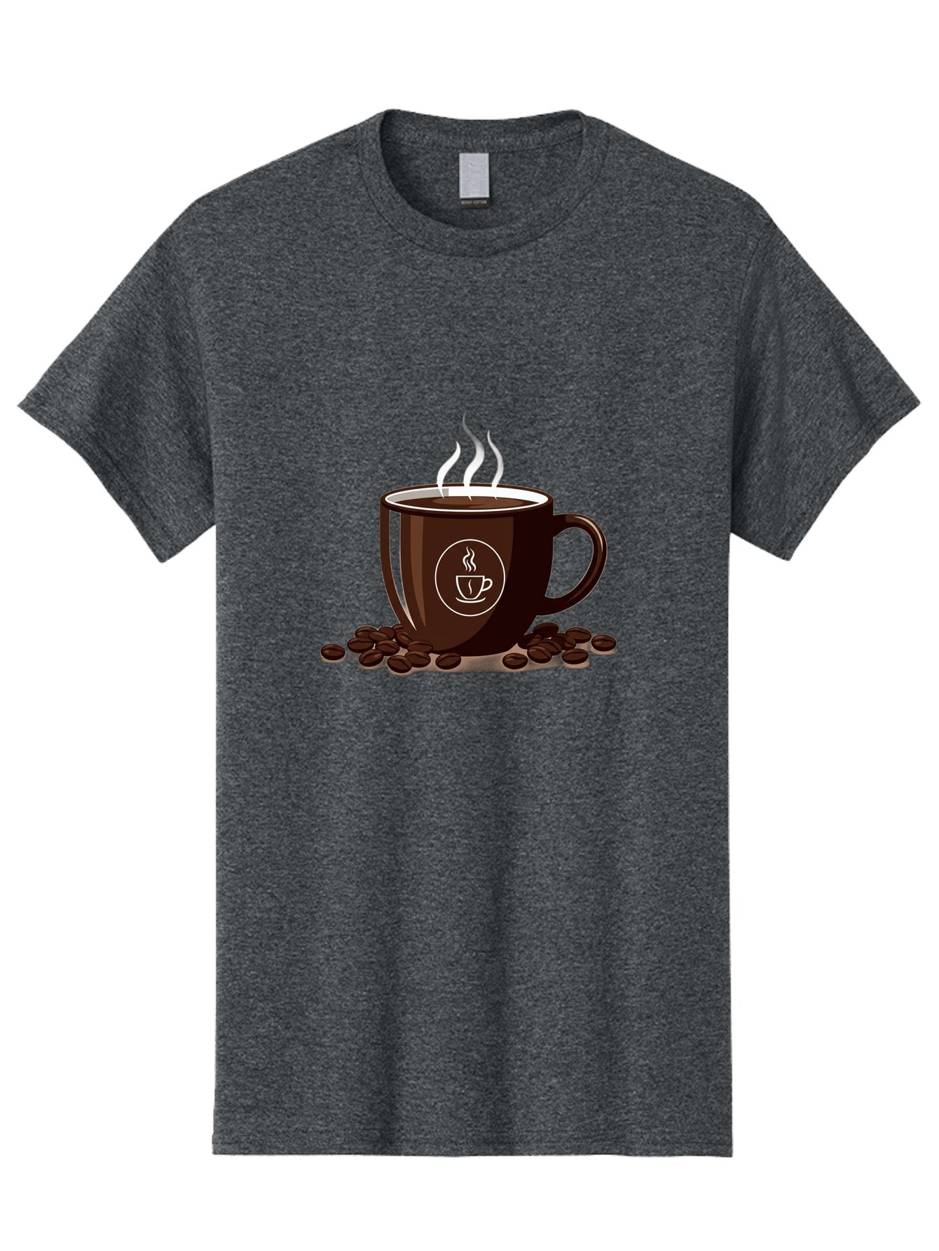 Coffee-Cup-13 Men'S Graphic Tee, 100% Cotton, Comfortable Casual Summer Wear, Machine Washable, Coffee Cup, Hot Beverage, Steaming Coffee, Coffee Beans, Coffee Logo, Coffee Break, Morning Coffee, Coffee Time, Coffee Illustration Baa347 12