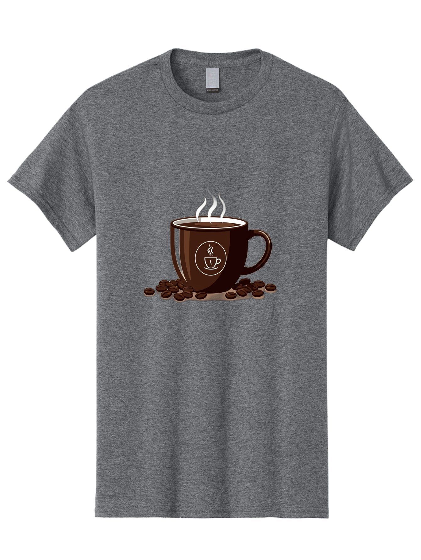 Coffee-Cup-13 Men'S Graphic Tee, 100% Cotton, Comfortable Casual Summer Wear, Machine Washable, Coffee Cup, Hot Beverage, Steaming Coffee, Coffee Beans, Coffee Logo, Coffee Break, Morning Coffee, Coffee Time, Coffee Illustration Baa347 13