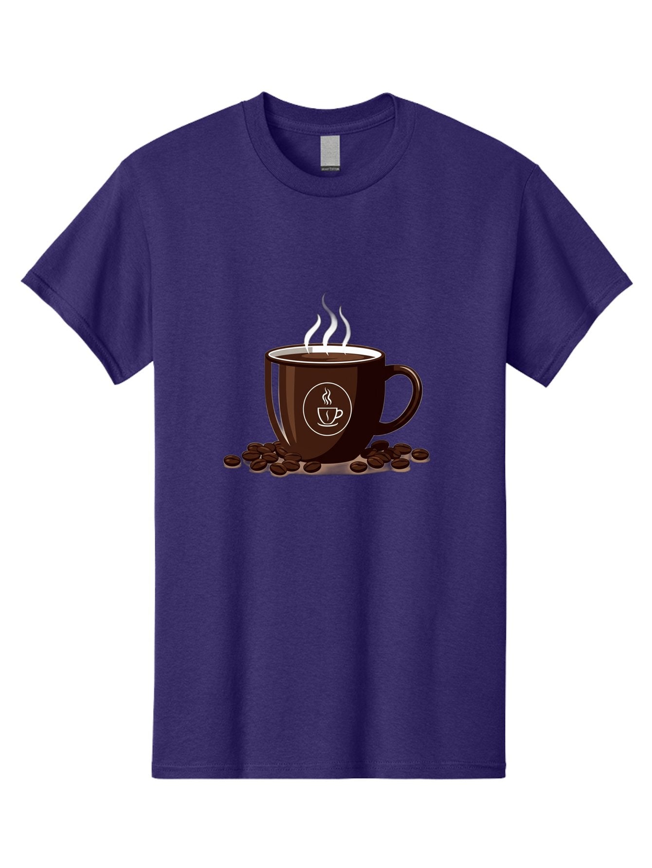 Coffee-Cup-13 Men'S Graphic Tee, 100% Cotton, Comfortable Casual Summer Wear, Machine Washable, Coffee Cup, Hot Beverage, Steaming Coffee, Coffee Beans, Coffee Logo, Coffee Break, Morning Coffee, Coffee Time, Coffee Illustration Baa347 4