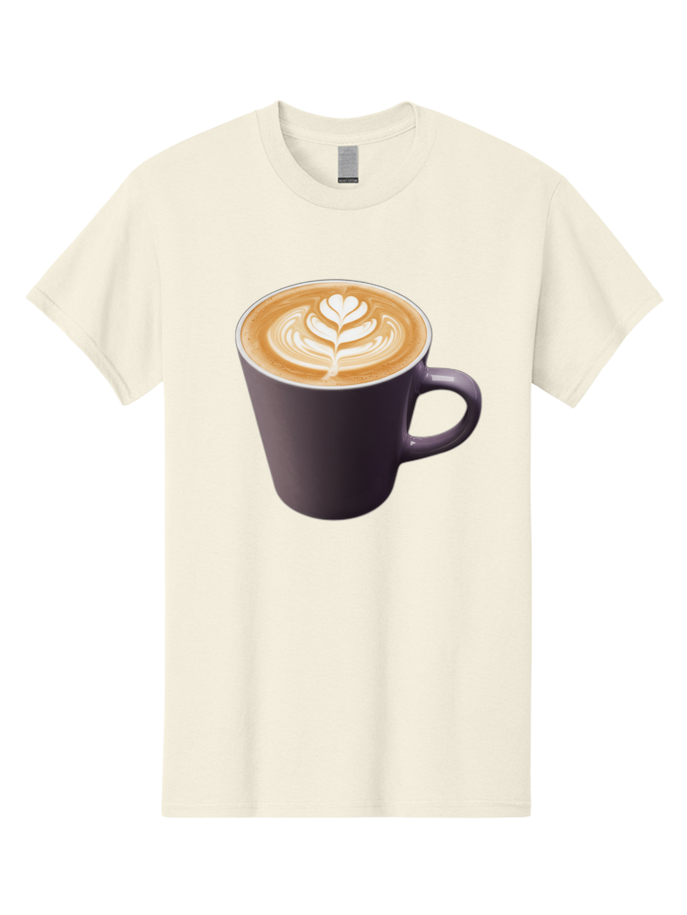 Coffee-Cup-14 Men'S Graphic Tee, 100% Cotton, Comfortable Casual Summer Wear, Machine Washable, Coffee Cup, Latte Art, Leaf Design, Espresso, Coffee Culture, Morning Coffee, Coffee Break, Caffeine, Coffee Drink Baa348 23