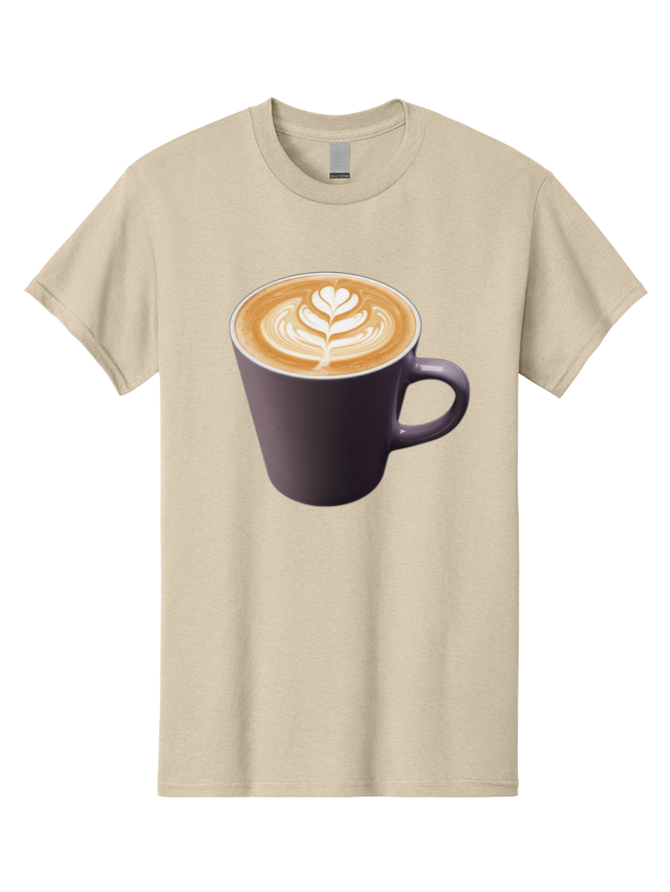 Coffee-Cup-14 Men'S Graphic Tee, 100% Cotton, Comfortable Casual Summer Wear, Machine Washable, Coffee Cup, Latte Art, Leaf Design, Espresso, Coffee Culture, Morning Coffee, Coffee Break, Caffeine, Coffee Drink Baa348 17
