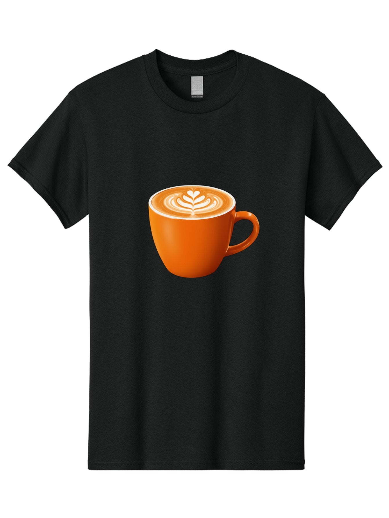Coffee-Cup-17 Men'S Graphic Tee, 100% Cotton, Comfortable Casual Summer Wear, Machine Washable, Coffee Cup, Latte Art, Heart Design, Cappuccino, Coffee Culture, Morning Coffee, Coffee Break, Coffee Time Baa351 14