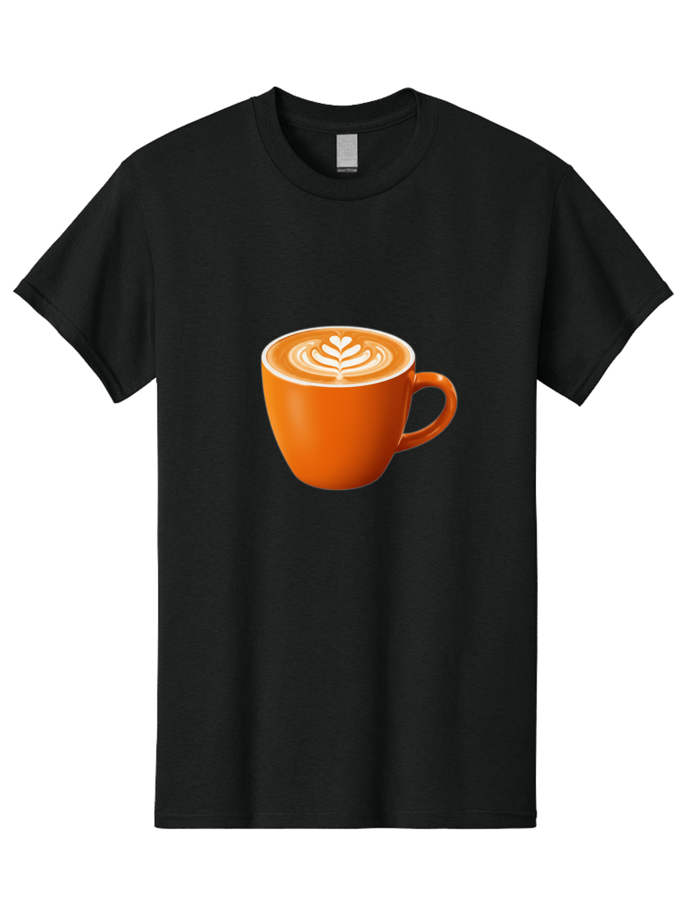 Coffee-Cup-17 Men'S Graphic Tee, 100% Cotton, Comfortable Casual Summer Wear, Machine Washable, Coffee Cup, Latte Art, Heart Design, Cappuccino, Coffee Culture, Morning Coffee, Coffee Break, Coffee Time Baa351 3