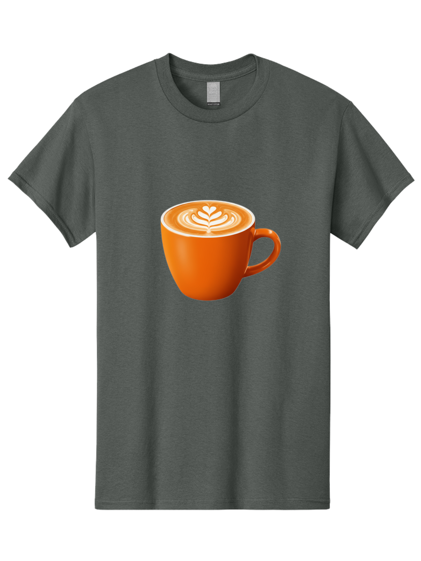Coffee-Cup-17 Men'S Graphic Tee, 100% Cotton, Comfortable Casual Summer Wear, Machine Washable, Coffee Cup, Latte Art, Heart Design, Cappuccino, Coffee Culture, Morning Coffee, Coffee Break, Coffee Time Baa351 13