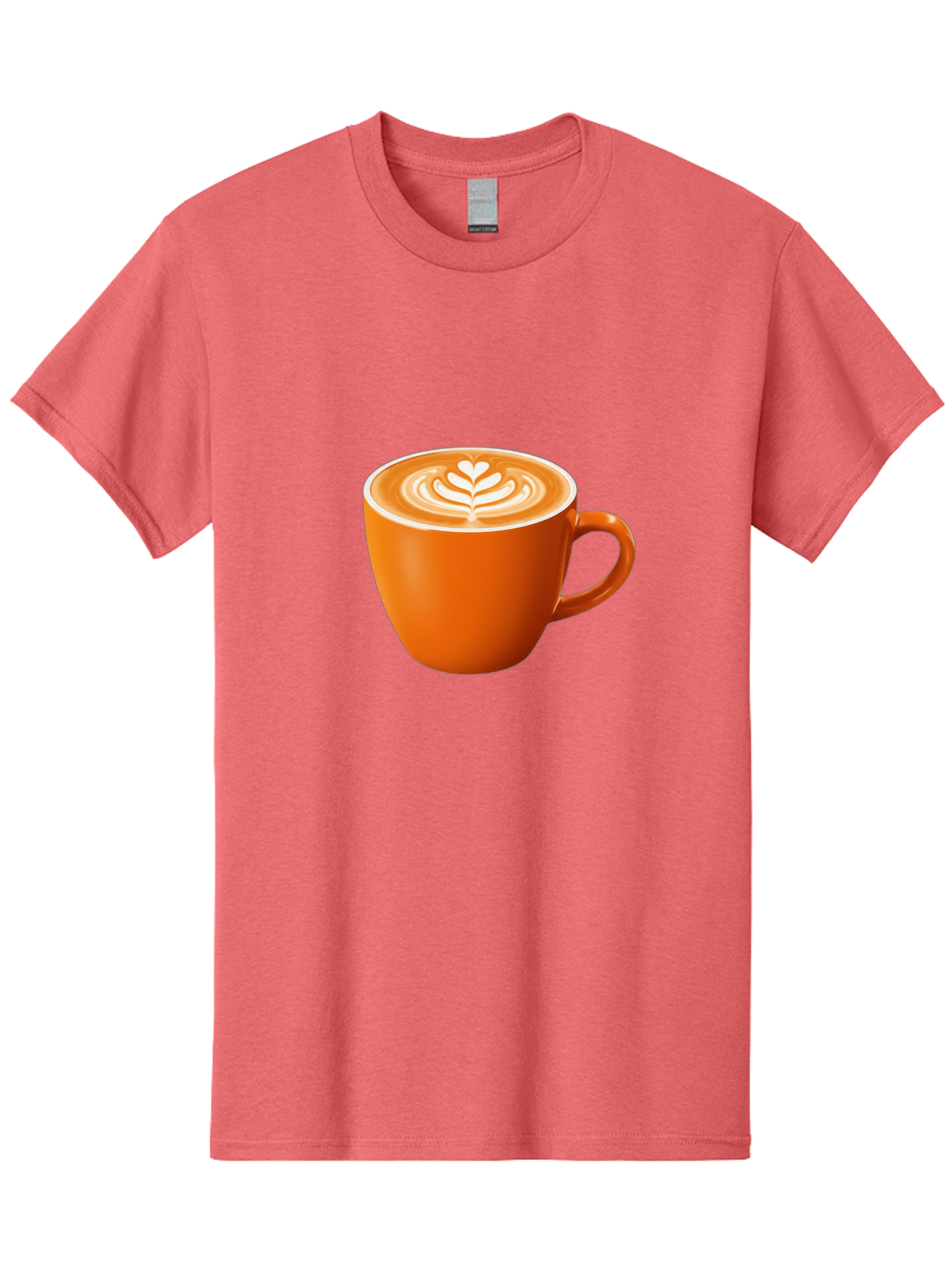 Coffee-Cup-17 Men'S Graphic Tee, 100% Cotton, Comfortable Casual Summer Wear, Machine Washable, Coffee Cup, Latte Art, Heart Design, Cappuccino, Coffee Culture, Morning Coffee, Coffee Break, Coffee Time Baa351 15