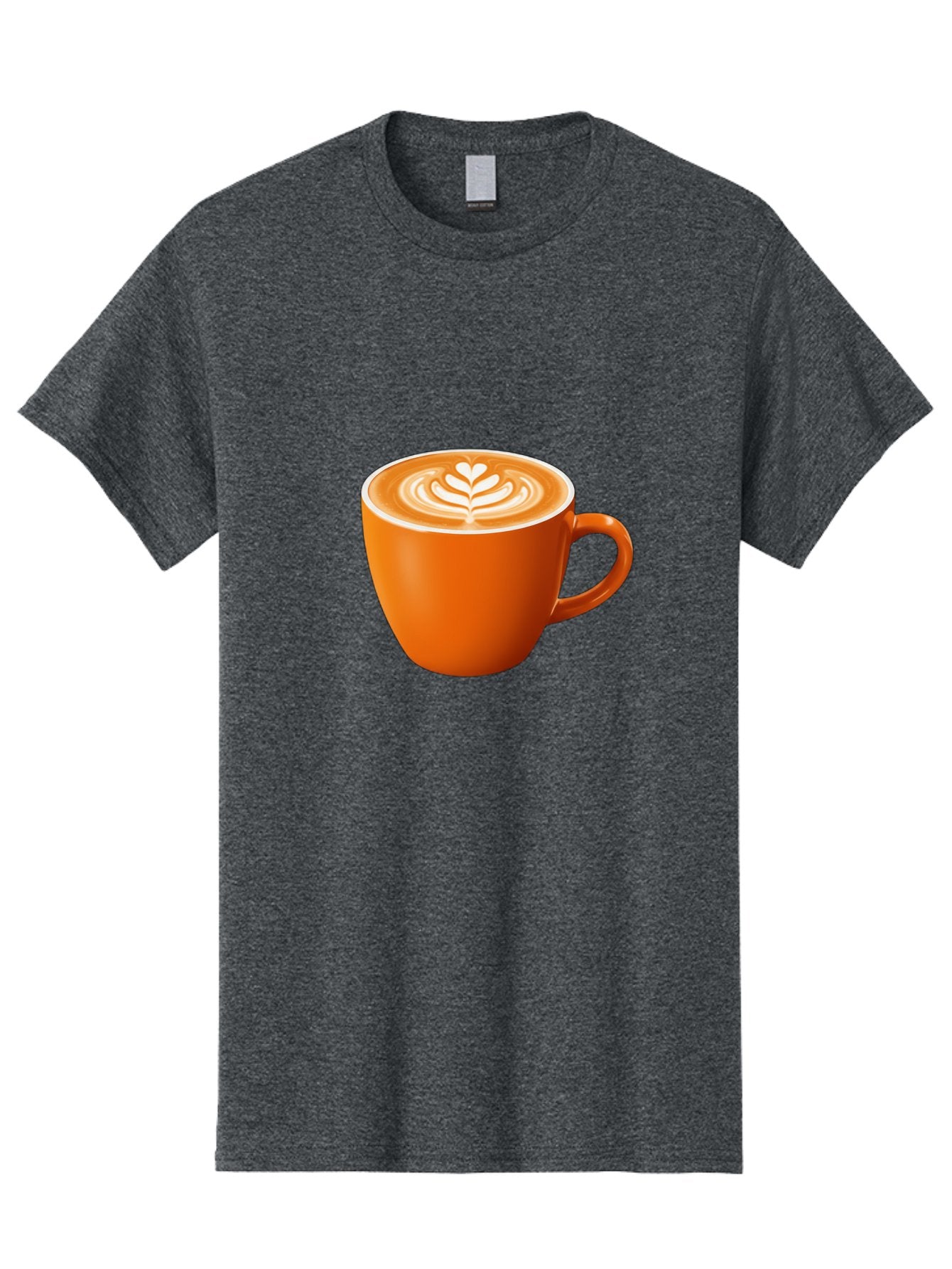 Coffee-Cup-17 Men'S Graphic Tee, 100% Cotton, Comfortable Casual Summer Wear, Machine Washable, Coffee Cup, Latte Art, Heart Design, Cappuccino, Coffee Culture, Morning Coffee, Coffee Break, Coffee Time Baa351 7