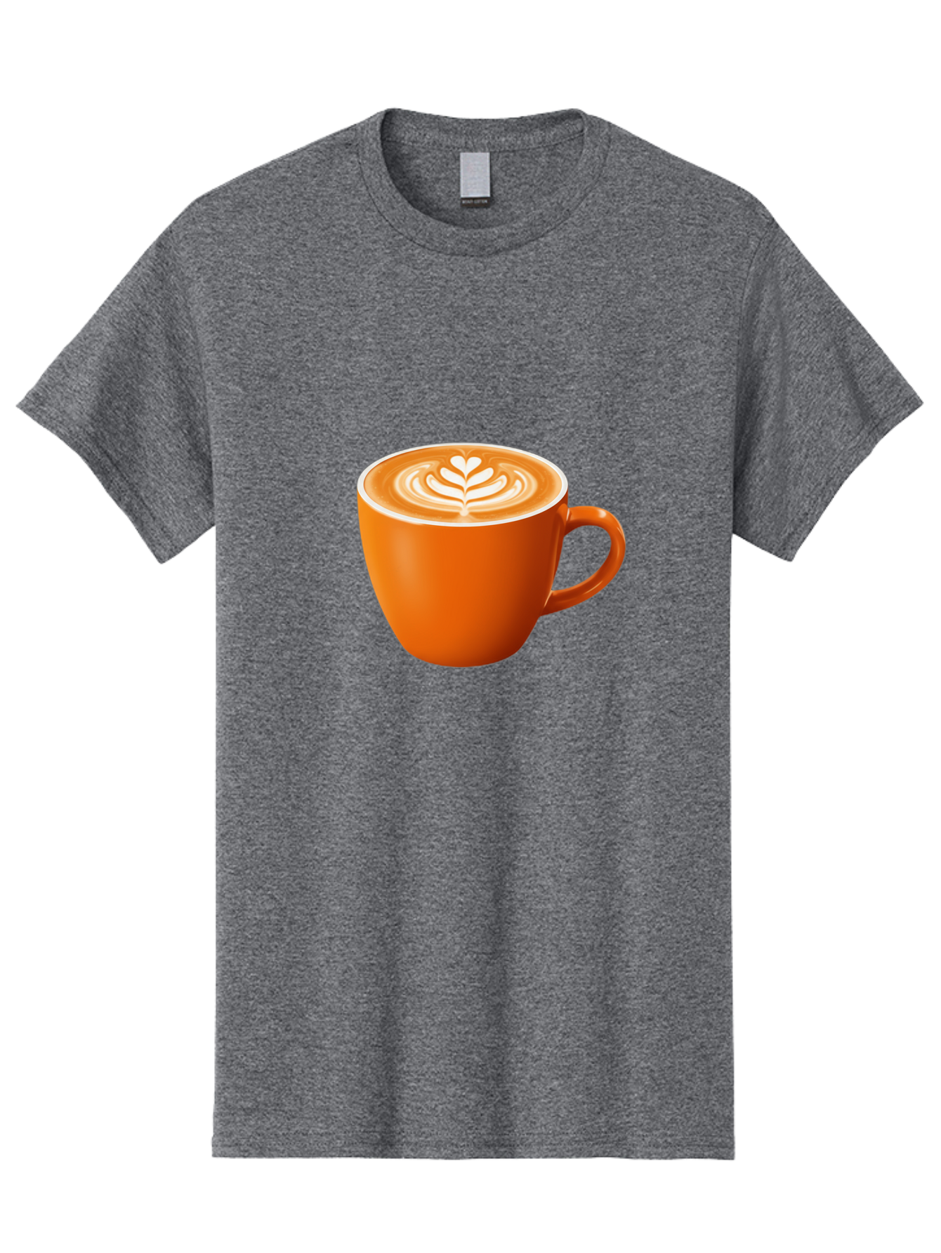 Coffee-Cup-17 Men'S Graphic Tee, 100% Cotton, Comfortable Casual Summer Wear, Machine Washable, Coffee Cup, Latte Art, Heart Design, Cappuccino, Coffee Culture, Morning Coffee, Coffee Break, Coffee Time Baa351 23