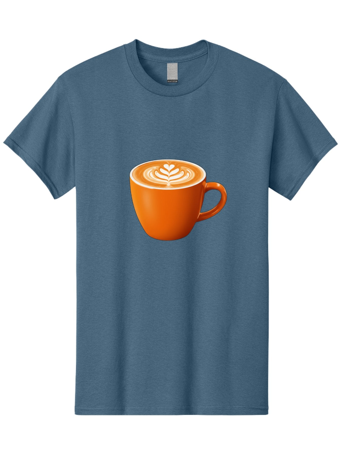Coffee-Cup-17 Men'S Graphic Tee, 100% Cotton, Comfortable Casual Summer Wear, Machine Washable, Coffee Cup, Latte Art, Heart Design, Cappuccino, Coffee Culture, Morning Coffee, Coffee Break, Coffee Time Baa351 12