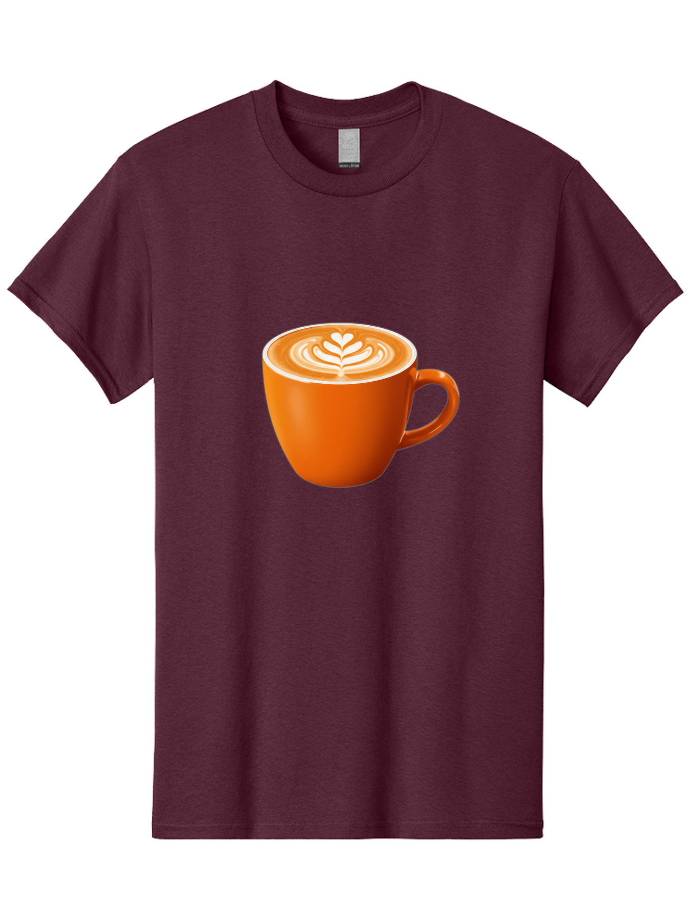 Coffee-Cup-17 Men'S Graphic Tee, 100% Cotton, Comfortable Casual Summer Wear, Machine Washable, Coffee Cup, Latte Art, Heart Design, Cappuccino, Coffee Culture, Morning Coffee, Coffee Break, Coffee Time Baa351 11