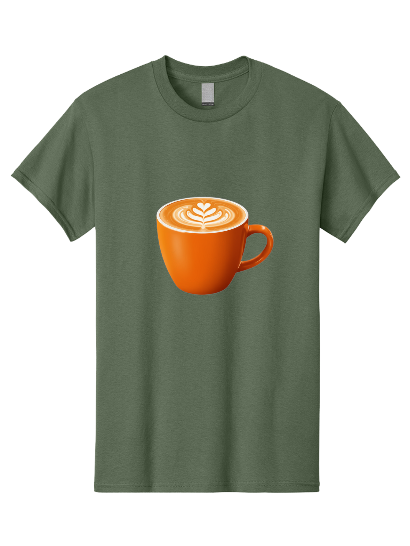 Coffee-Cup-17 Men'S Graphic Tee, 100% Cotton, Comfortable Casual Summer Wear, Machine Washable, Coffee Cup, Latte Art, Heart Design, Cappuccino, Coffee Culture, Morning Coffee, Coffee Break, Coffee Time Baa351 29