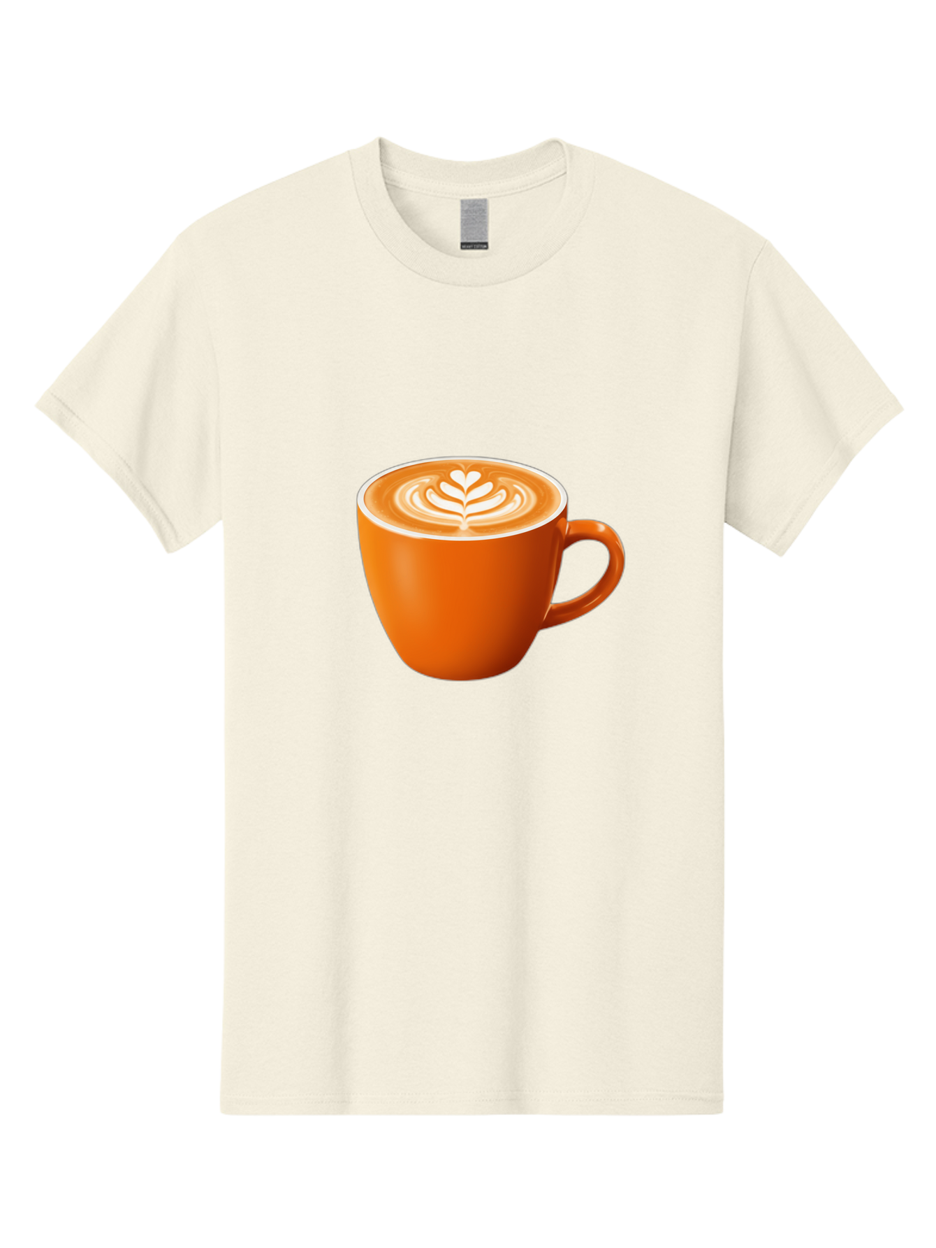 Coffee-Cup-17 Men'S Graphic Tee, 100% Cotton, Comfortable Casual Summer Wear, Machine Washable, Coffee Cup, Latte Art, Heart Design, Cappuccino, Coffee Culture, Morning Coffee, Coffee Break, Coffee Time Baa351 7