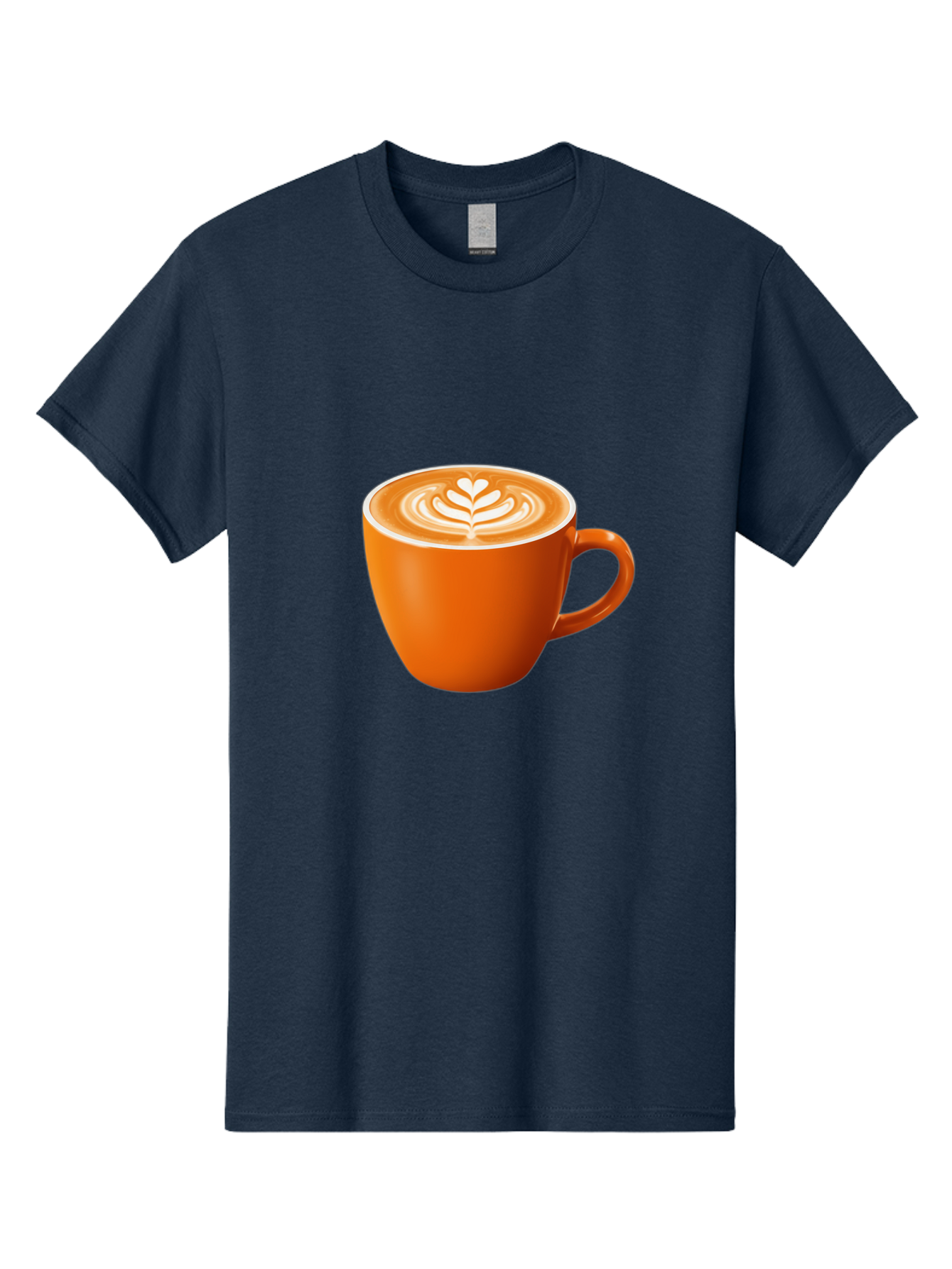 Coffee-Cup-17 Men'S Graphic Tee, 100% Cotton, Comfortable Casual Summer Wear, Machine Washable, Coffee Cup, Latte Art, Heart Design, Cappuccino, Coffee Culture, Morning Coffee, Coffee Break, Coffee Time Baa351 19