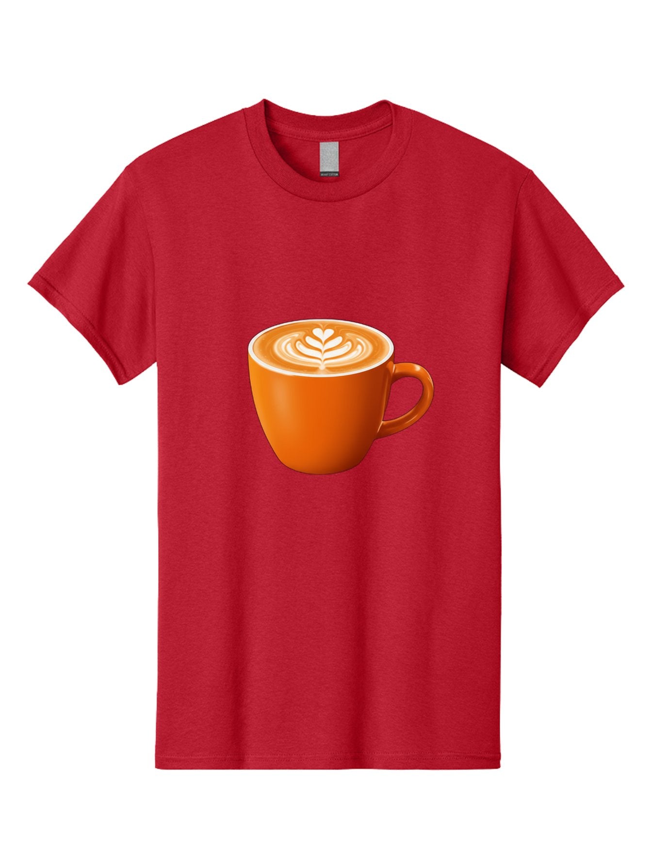 Coffee-Cup-17 Men'S Graphic Tee, 100% Cotton, Comfortable Casual Summer Wear, Machine Washable, Coffee Cup, Latte Art, Heart Design, Cappuccino, Coffee Culture, Morning Coffee, Coffee Break, Coffee Time Baa351 15