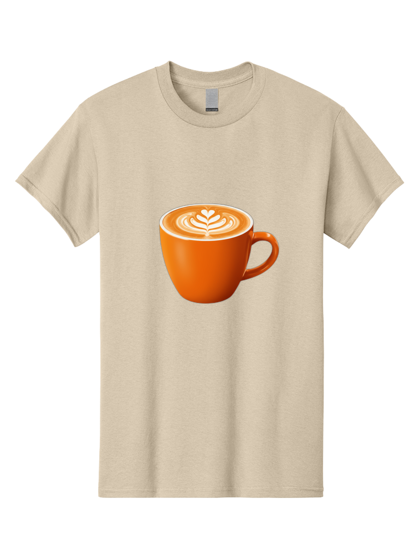 Coffee-Cup-17 Men'S Graphic Tee, 100% Cotton, Comfortable Casual Summer Wear, Machine Washable, Coffee Cup, Latte Art, Heart Design, Cappuccino, Coffee Culture, Morning Coffee, Coffee Break, Coffee Time Baa351 17